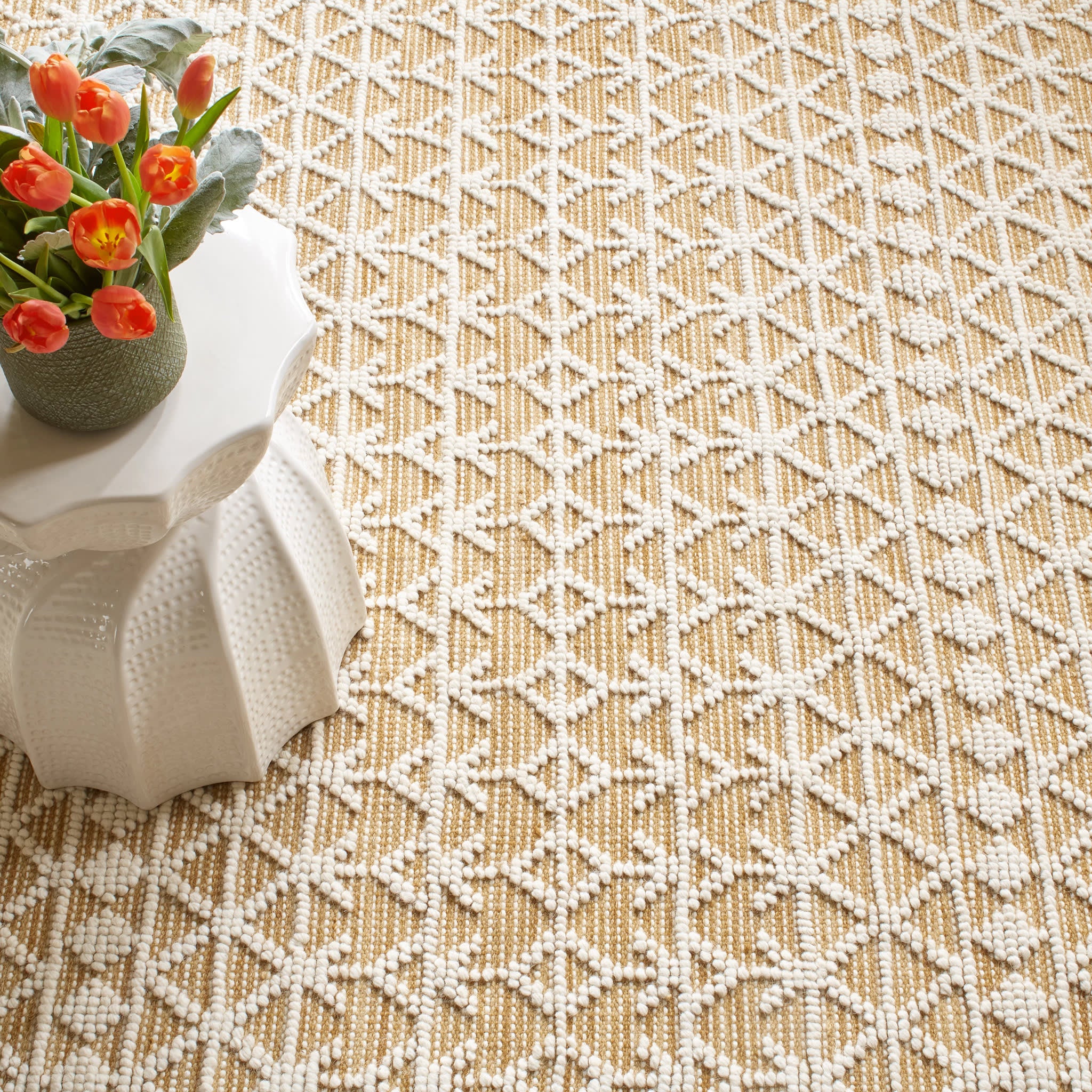 Pembrook Handwoven Wool Rug | Ochre - Image 4