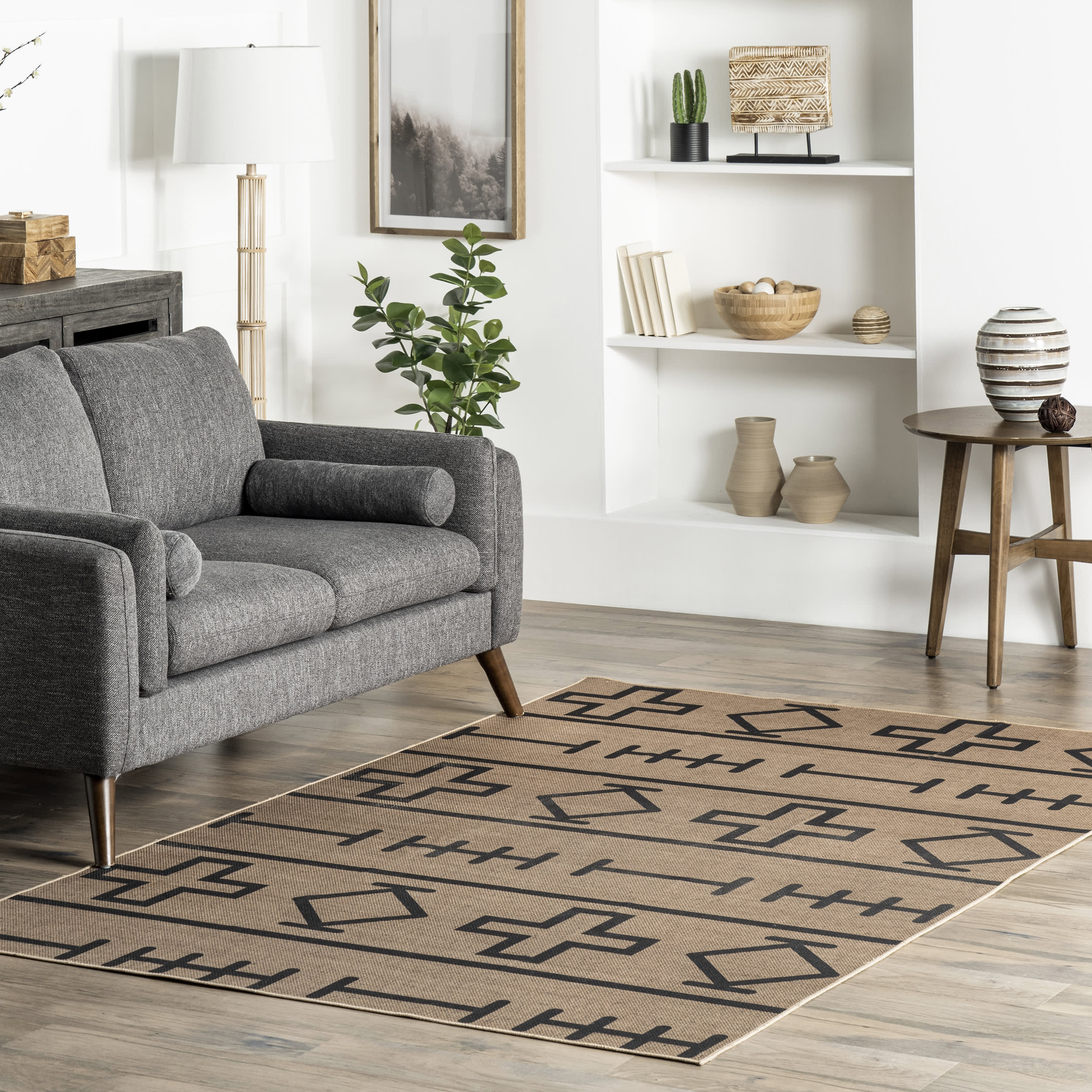 Penelope Easy-Jute Washable Celtic Rug | Natural - Image 2