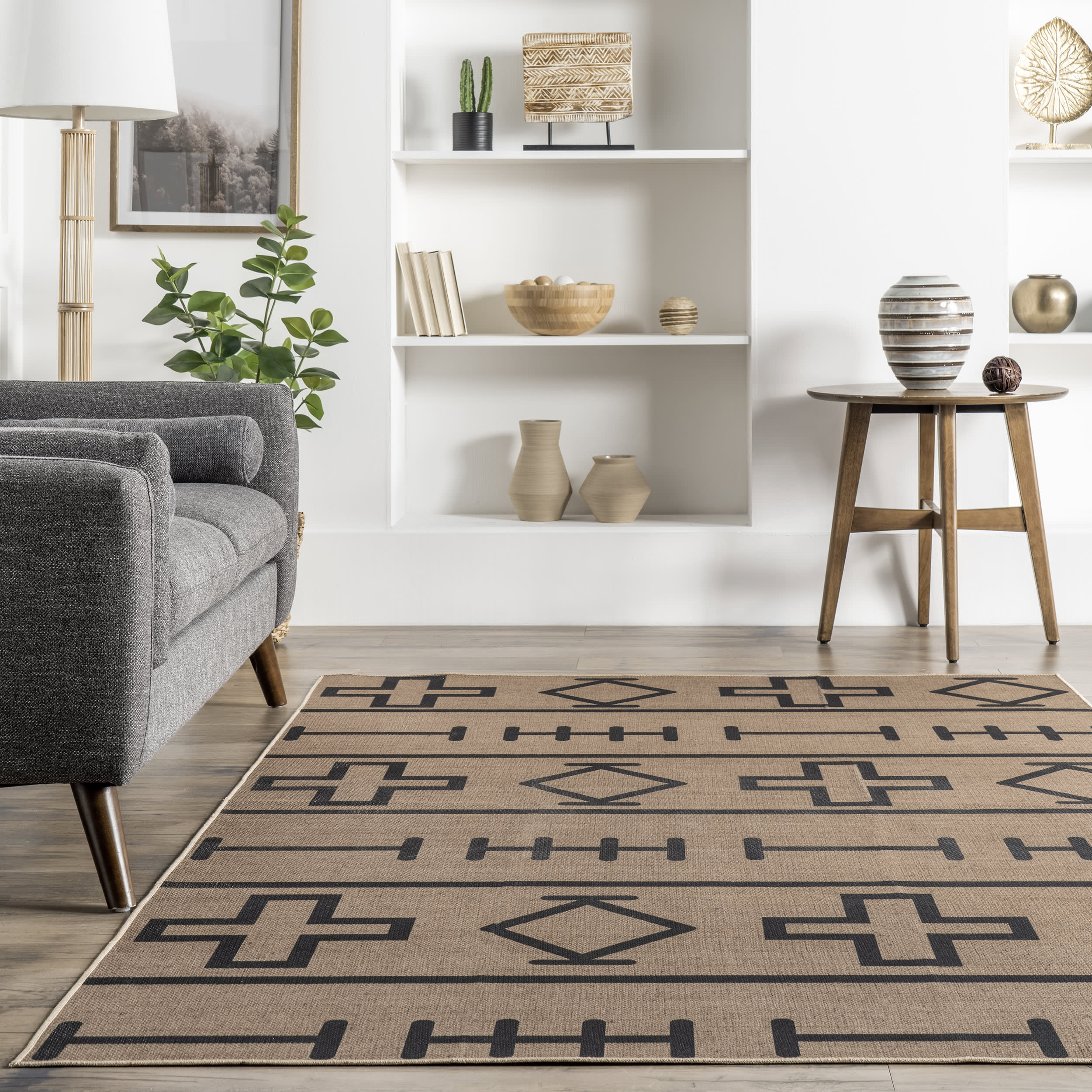 Penelope Easy-Jute Washable Celtic Rug | Natural - Image 4