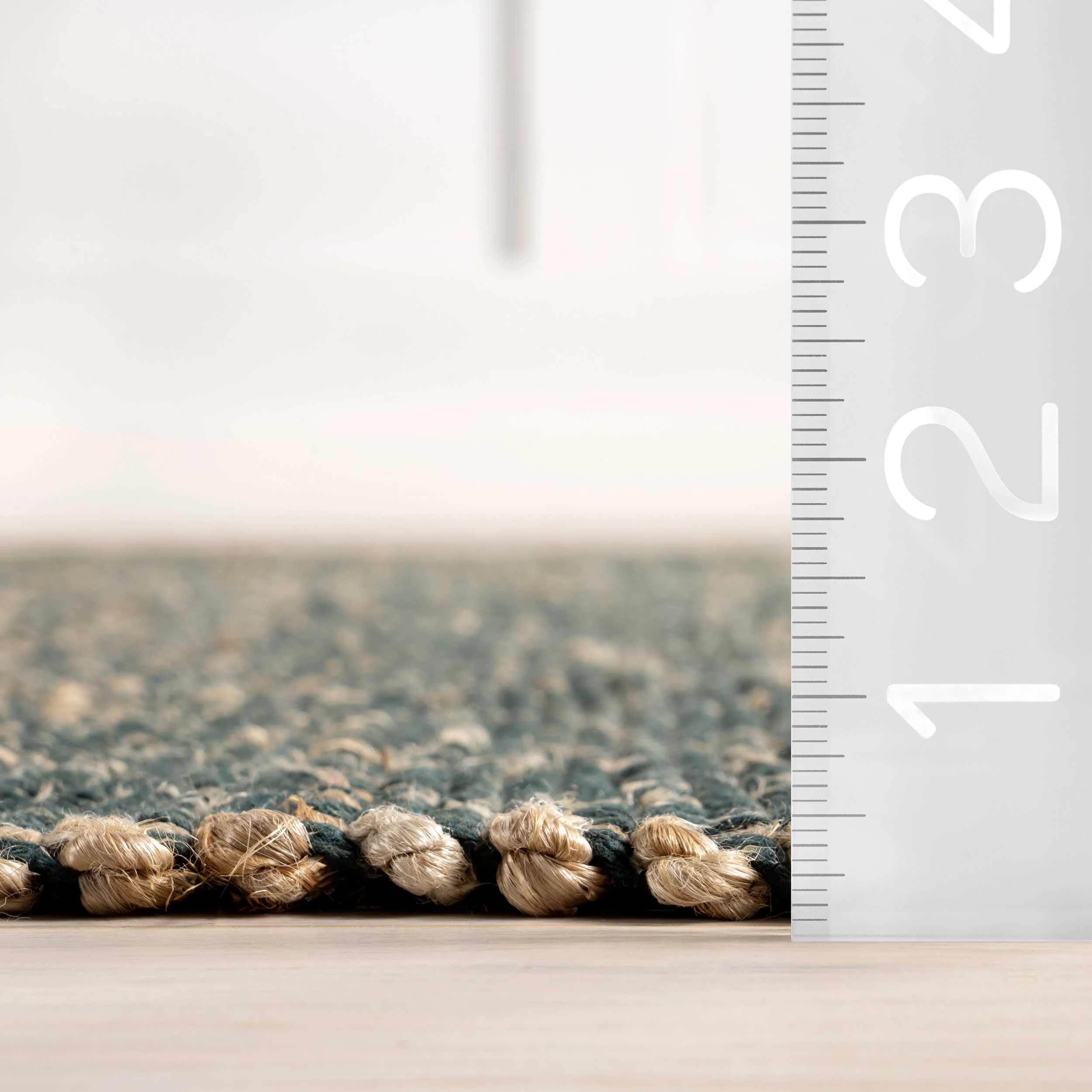 Perfect Handwoven Jute-Blend Rug | Green - Image 6