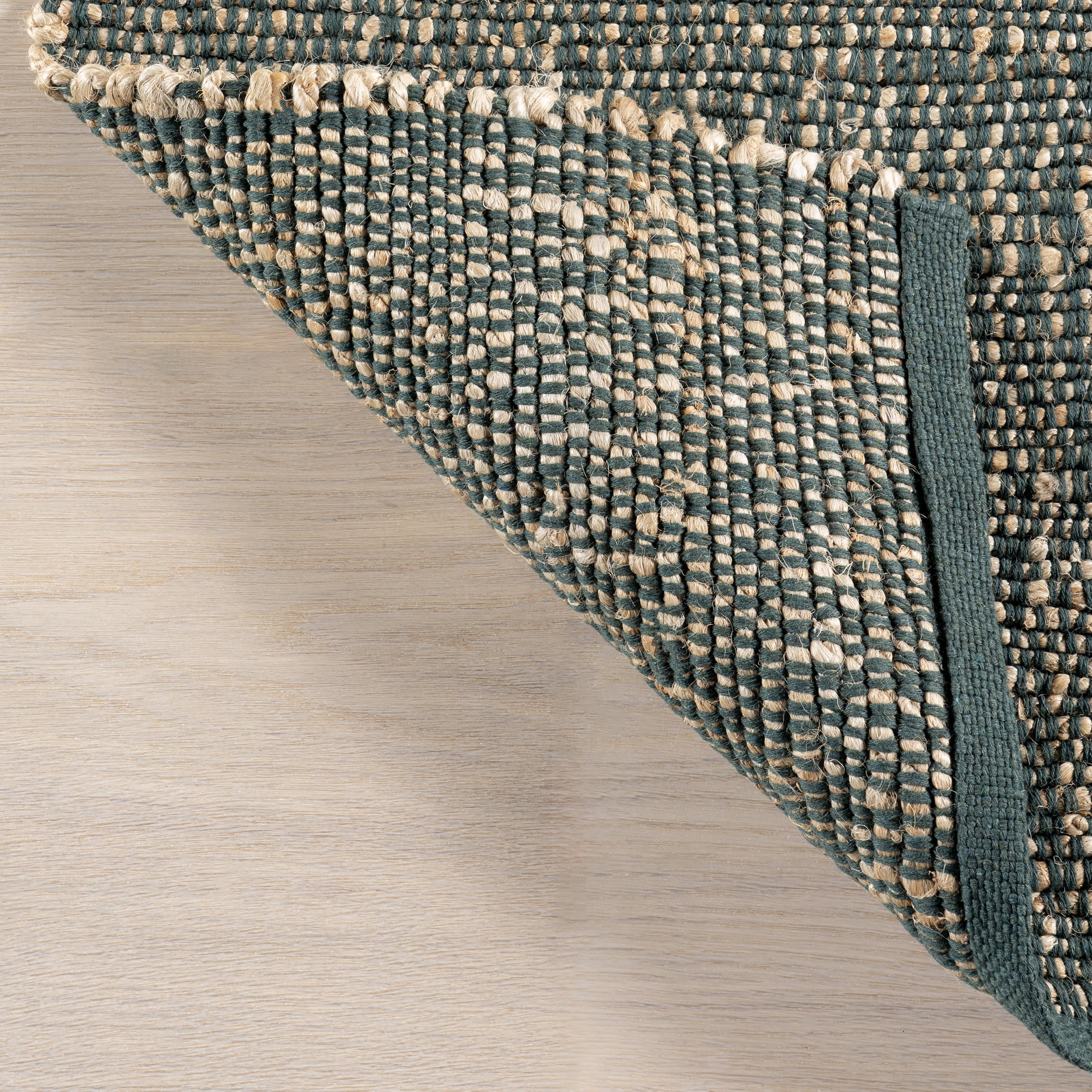 Perfect Handwoven Jute-Blend Rug | Green - Image 7