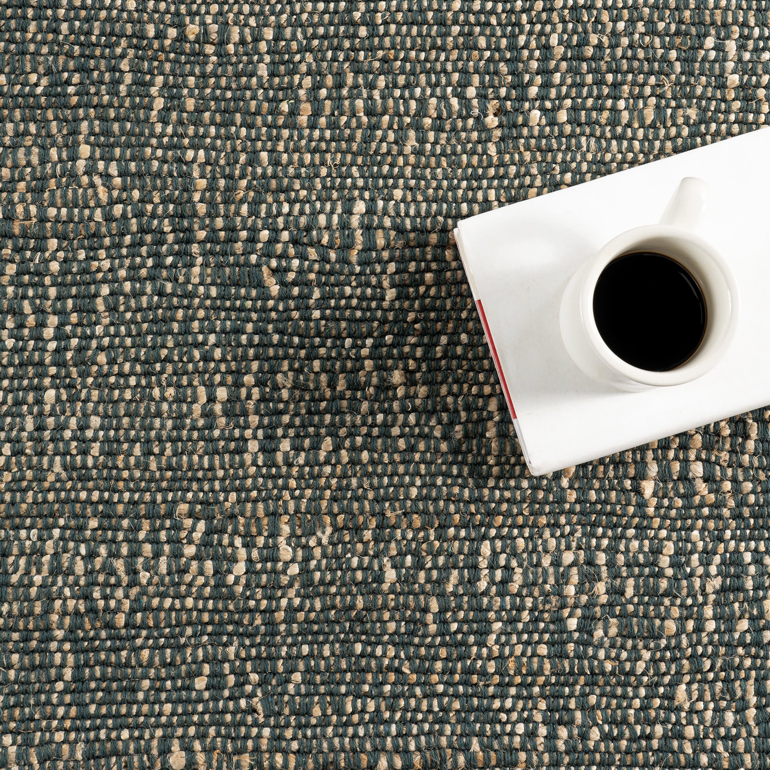 Perfect Handwoven Jute-Blend Rug | Green - Image 8