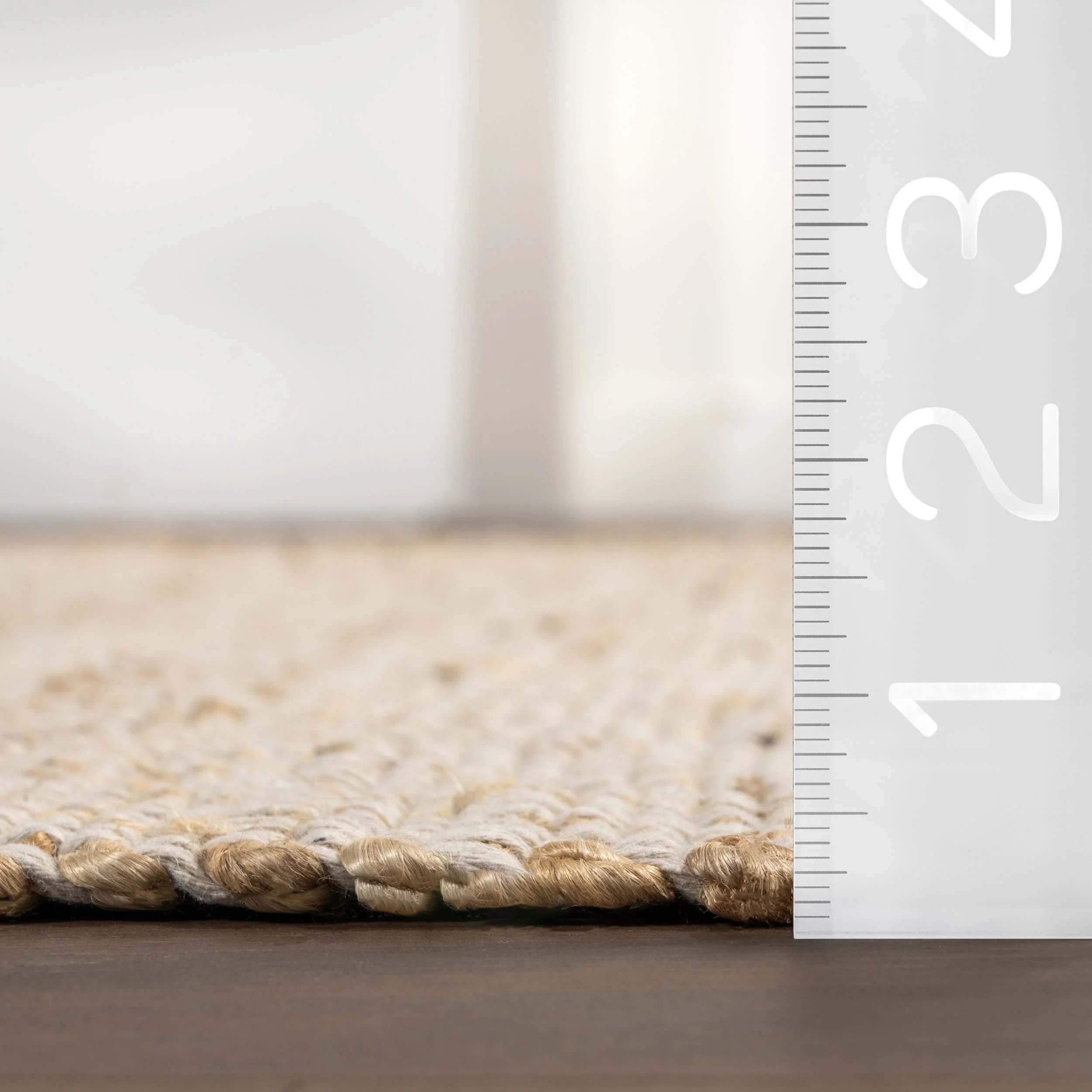 Perfect Handwoven Jute-Blend Rug | Natural - Image 6