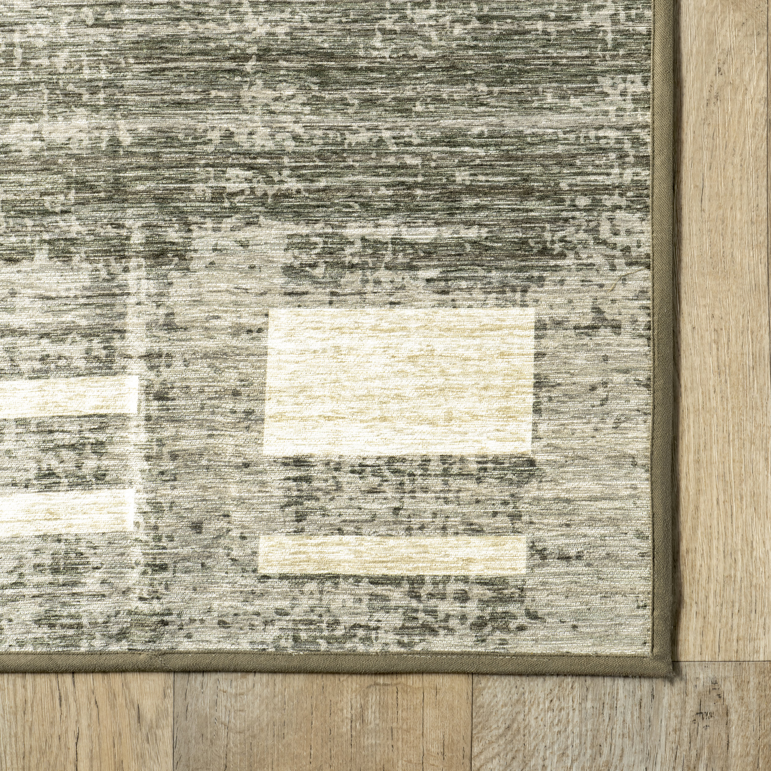 Pernia Washable Deconstructed Rug | Grey - Image 3