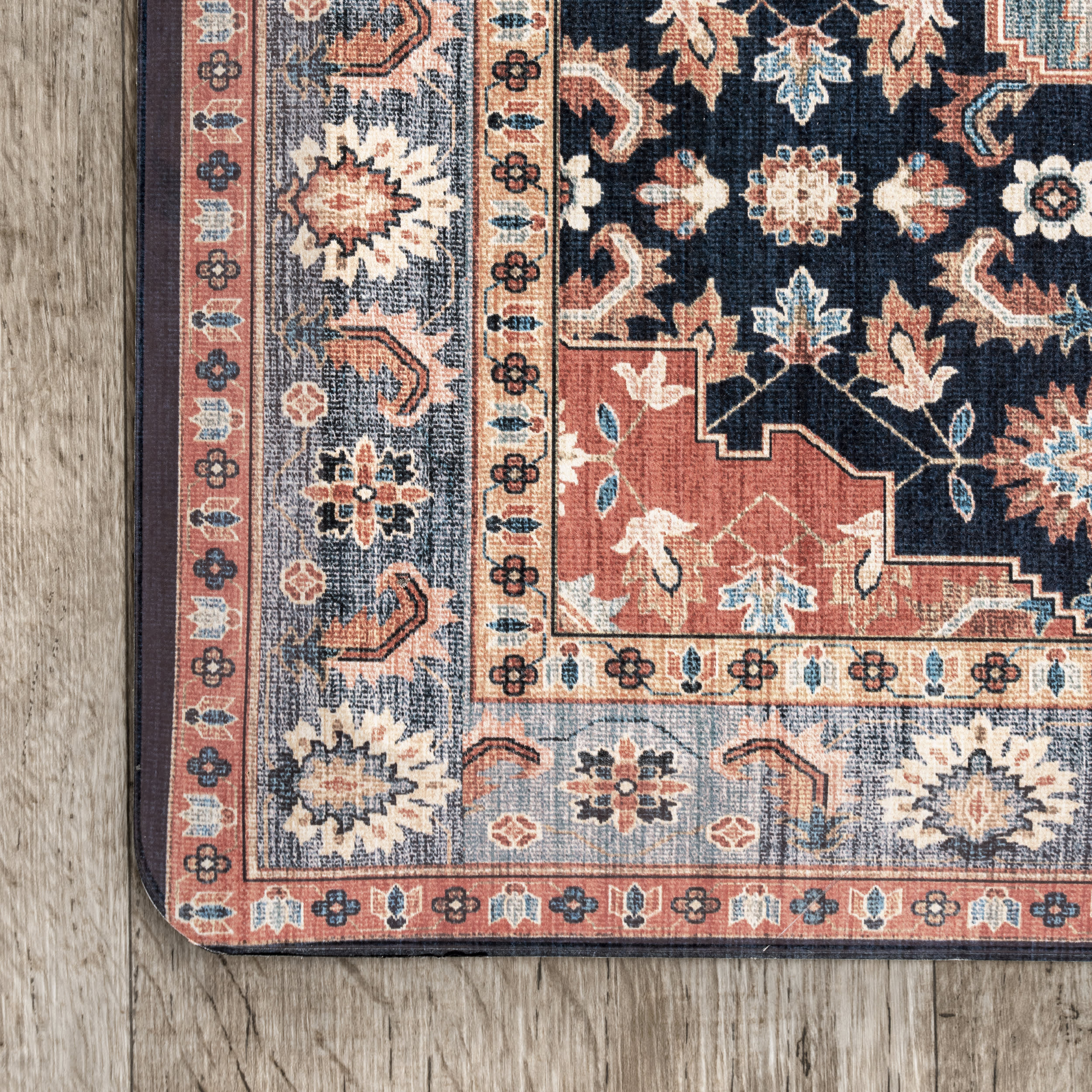 Persian Medallion Anti-Fatigue Mat | Blue - Image 3