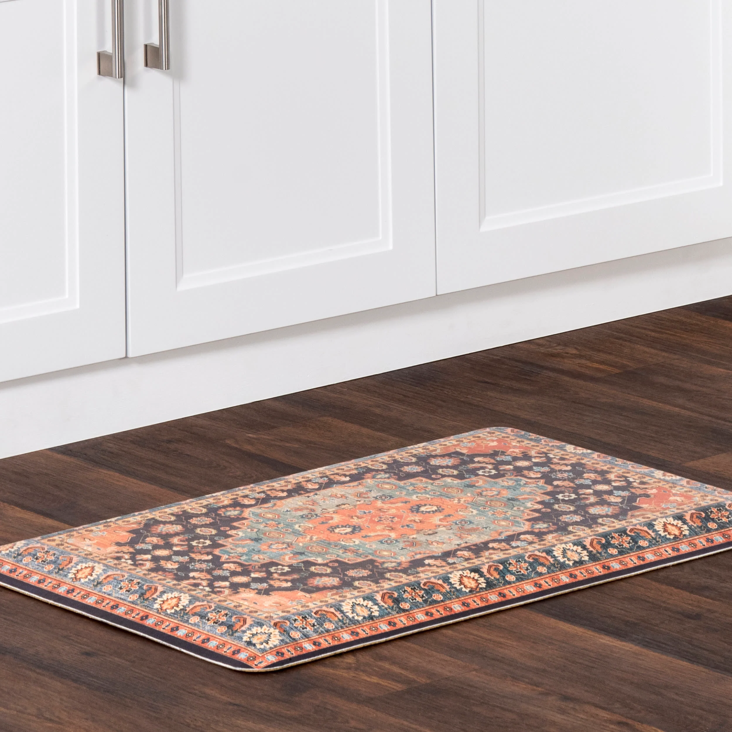 Persian Medallion Anti-Fatigue Mat | Blue - Image 4