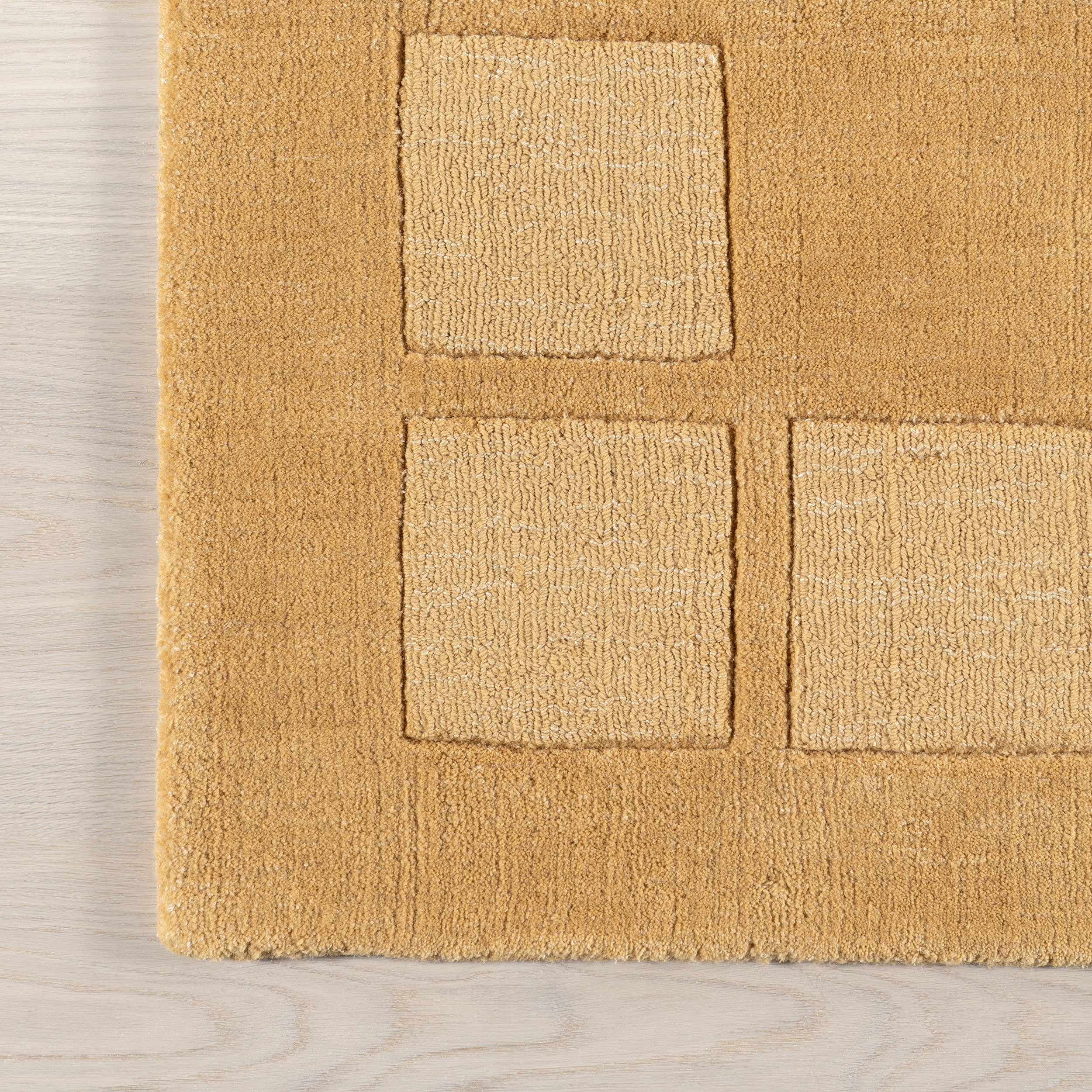 Petra High-Low Wool-Blend Rug | Golden Butter - Image 3
