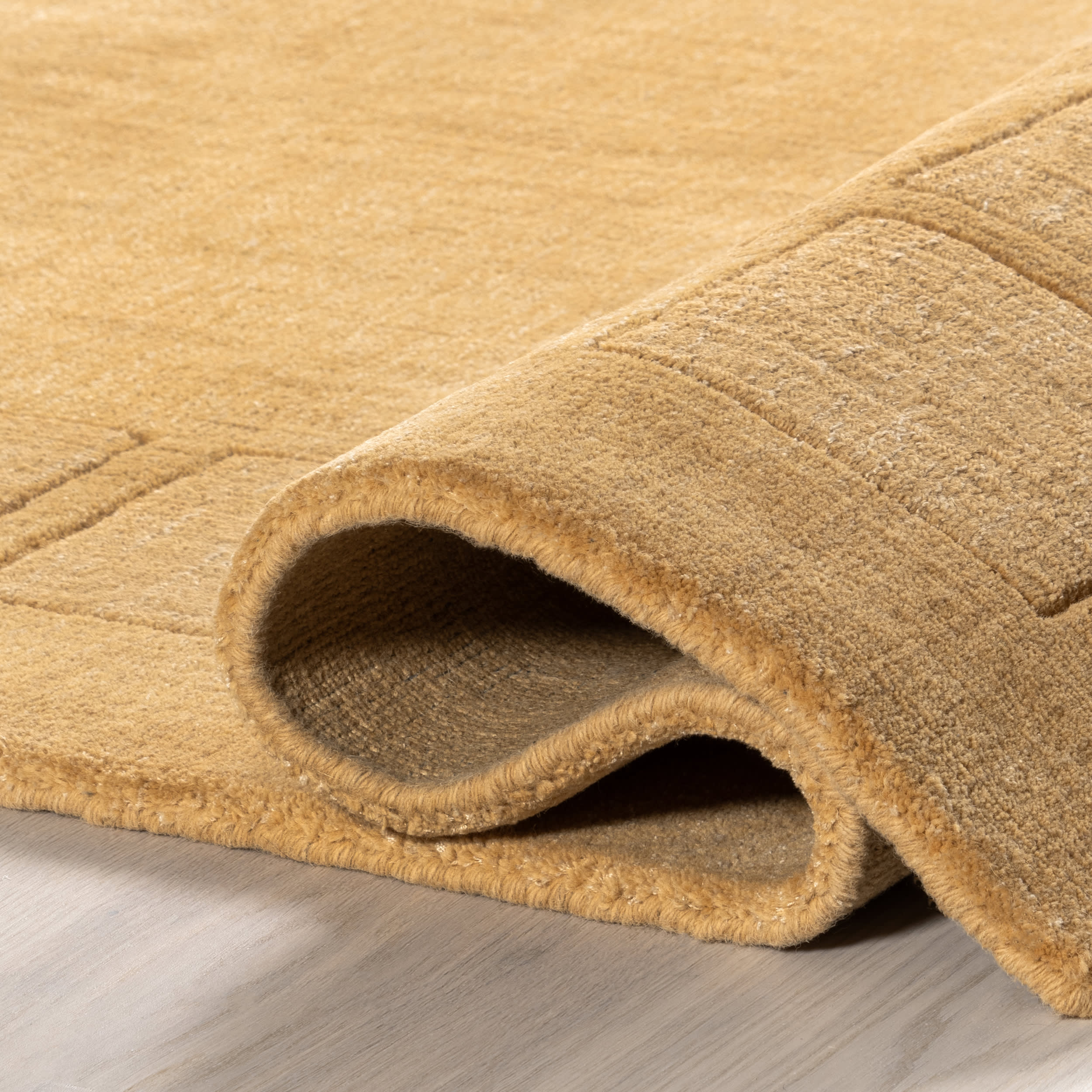 Petra High-Low Wool-Blend Rug | Golden Butter - Image 7