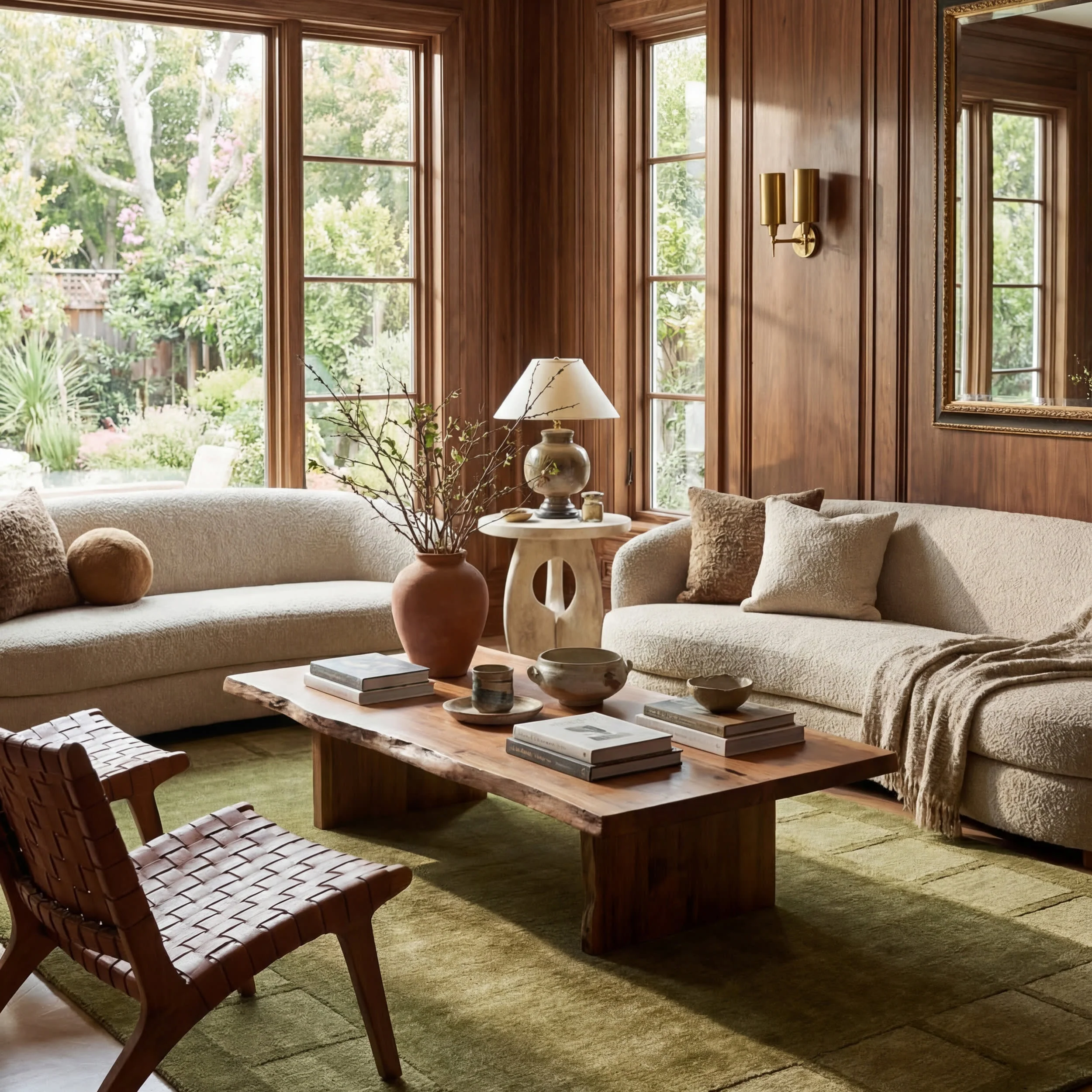 Petra High-Low Wool-Blend Rug | Verdant Green - Image 2