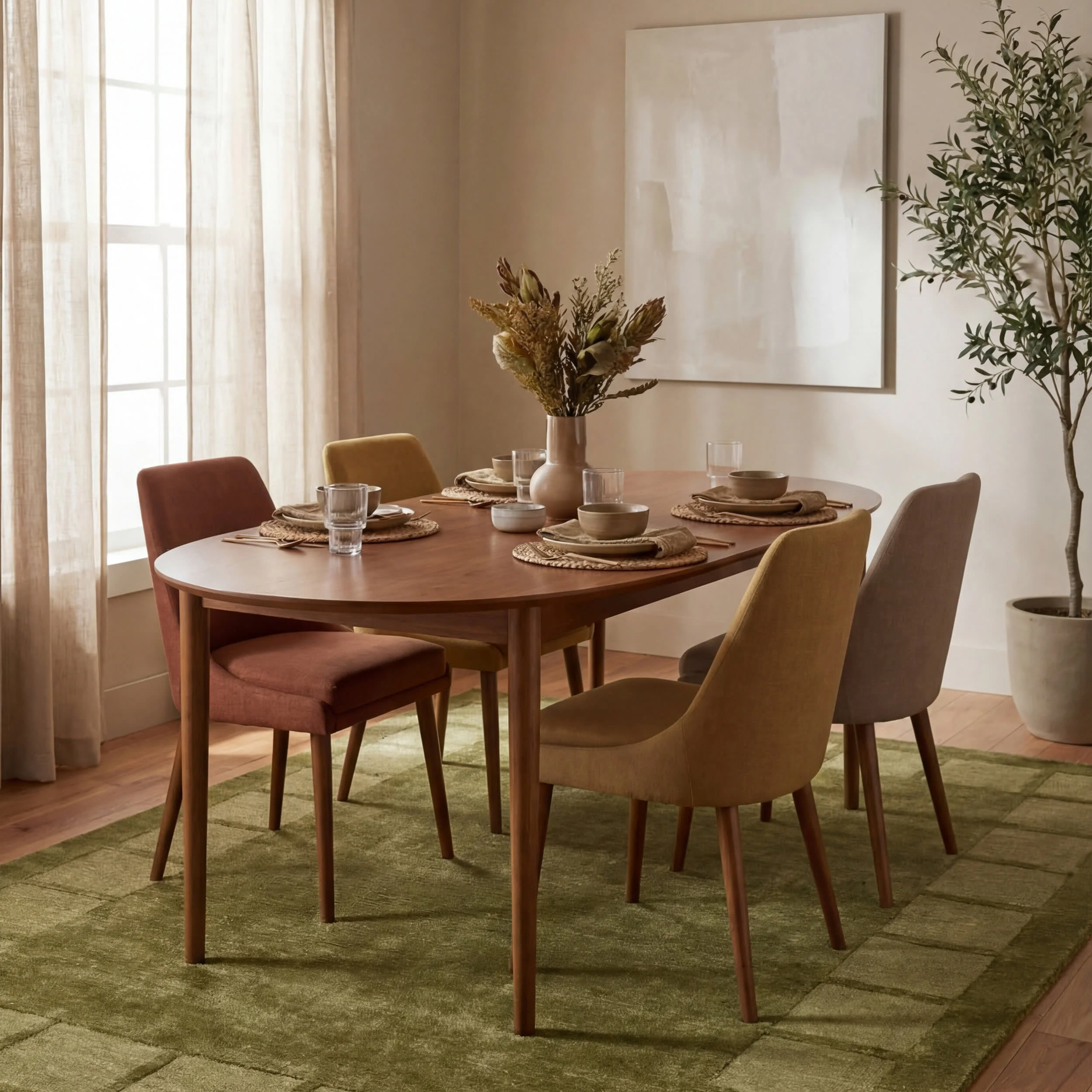 Petra High-Low Wool-Blend Rug | Verdant Green - Image 7