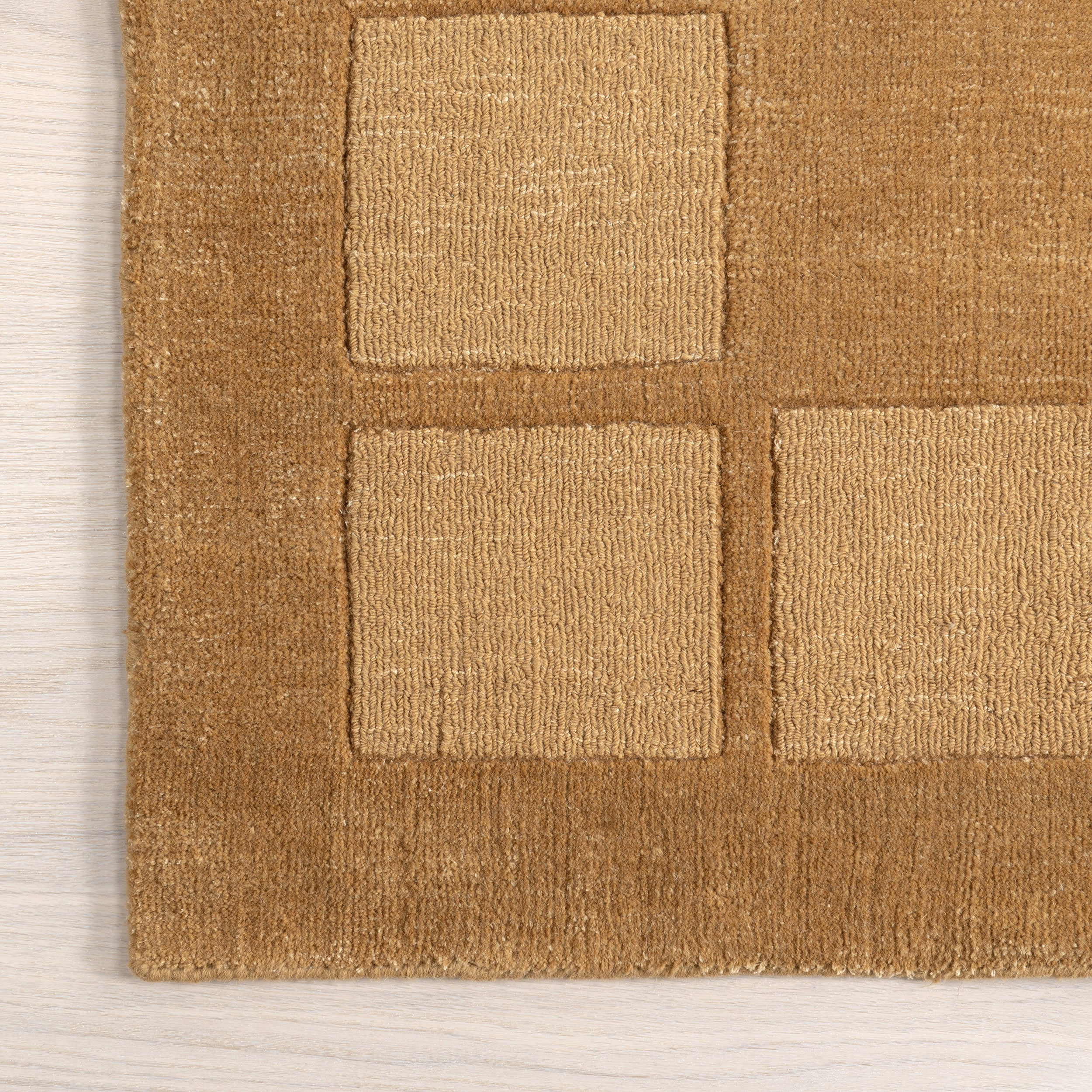 Petra High-Low Wool-Blend Rug | Wheat - Image 4