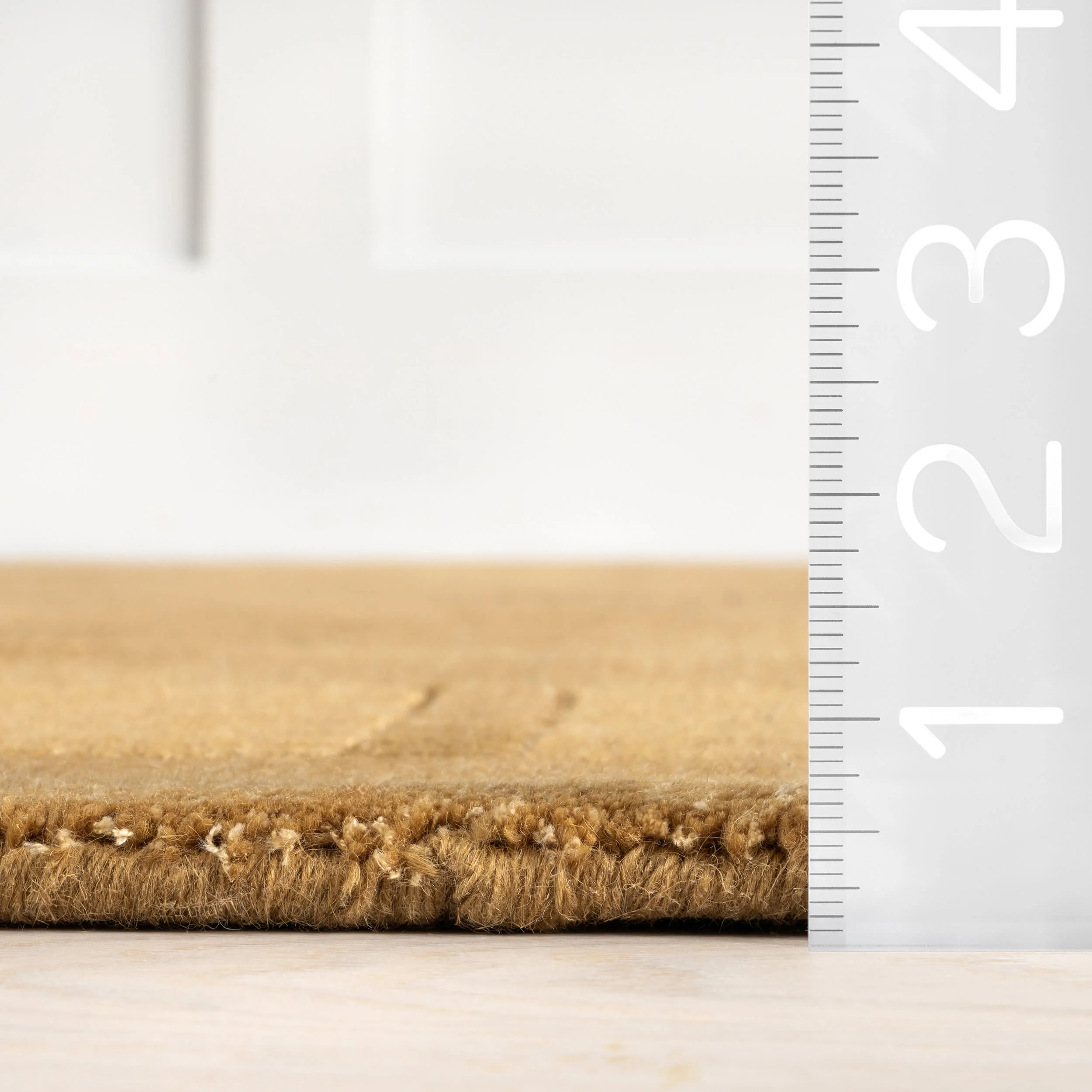 Petra High-Low Wool-Blend Rug | Wheat - Image 5