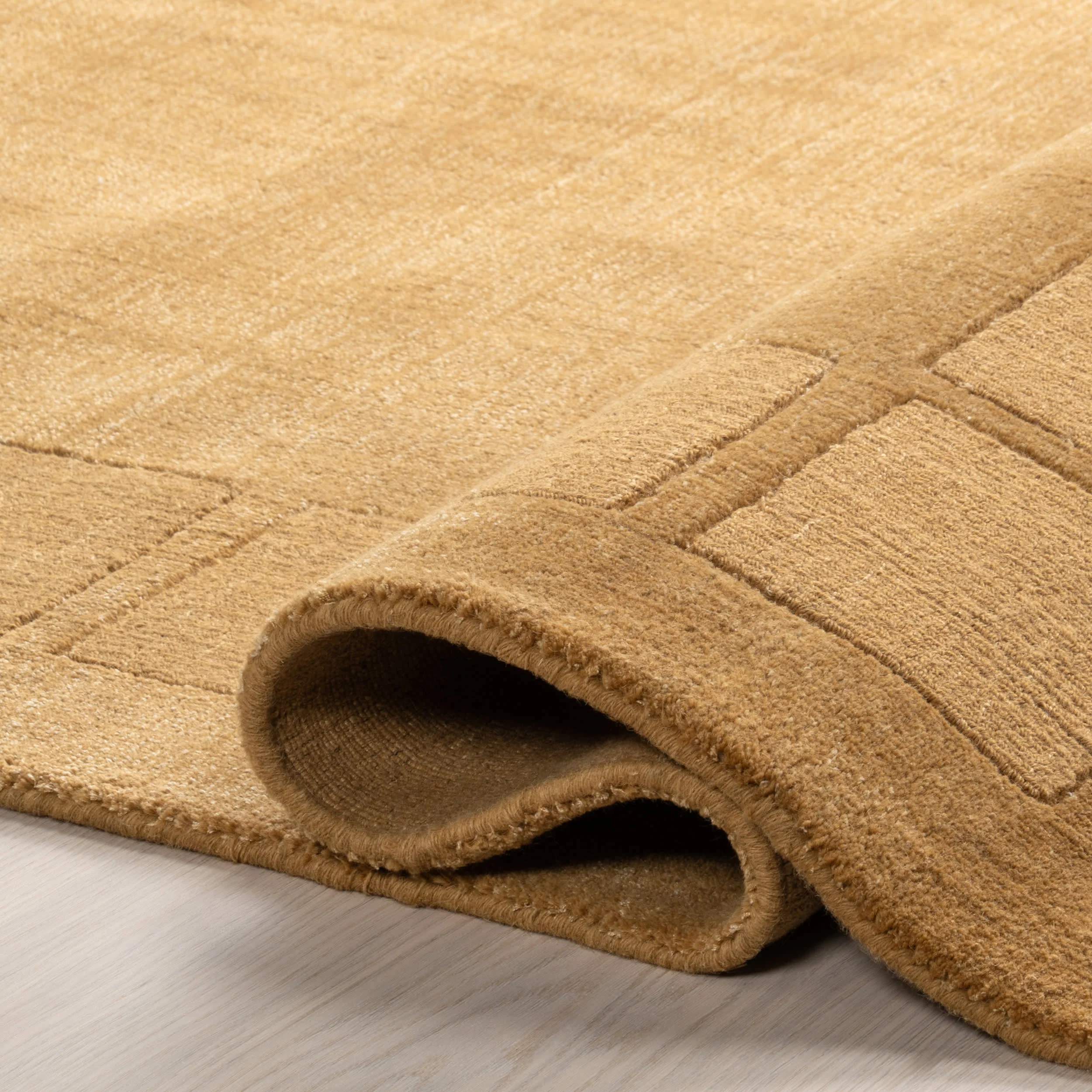 Petra High-Low Wool-Blend Rug | Wheat - Image 8