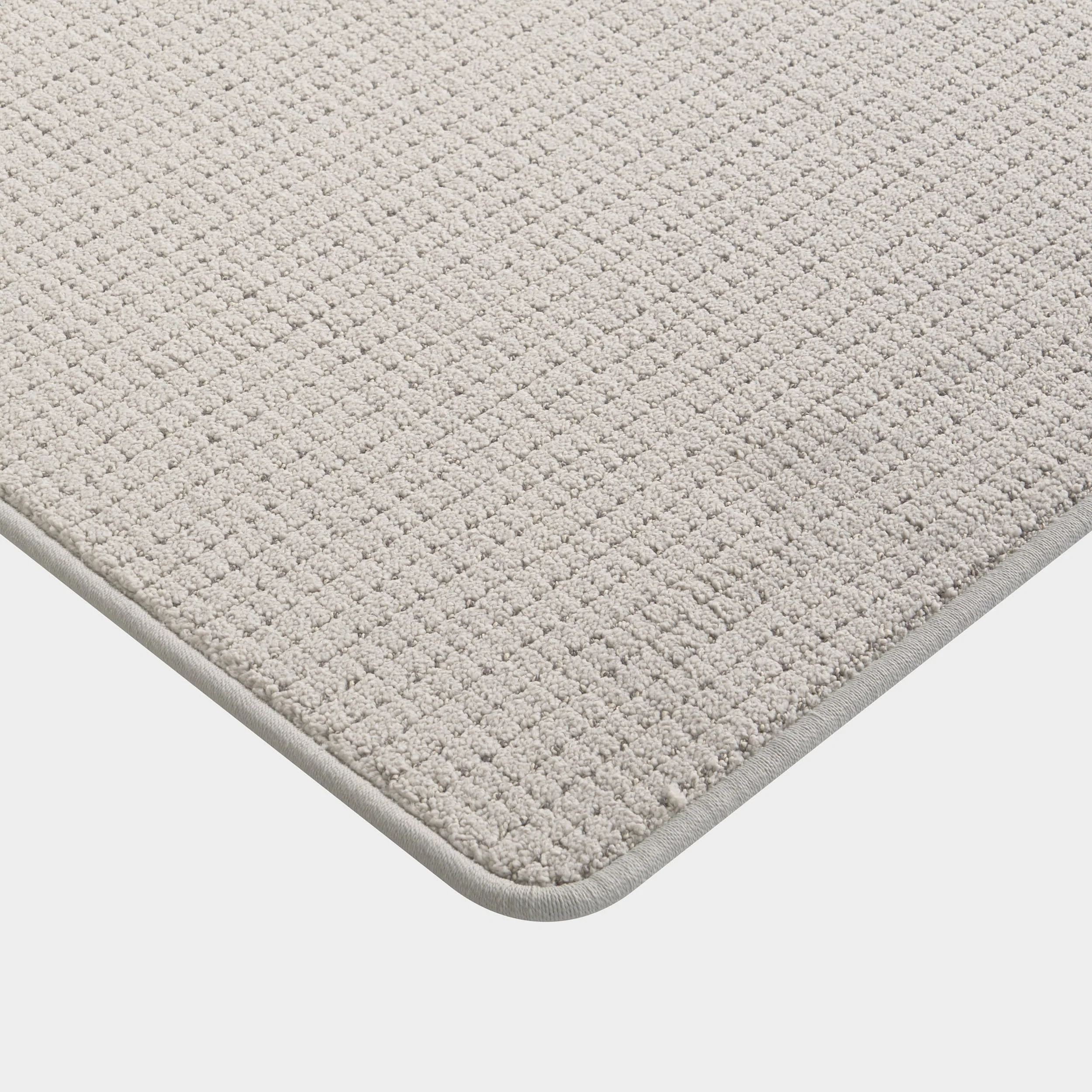 Petrel Micro-Checked Custom Rug | Grey - Image 2