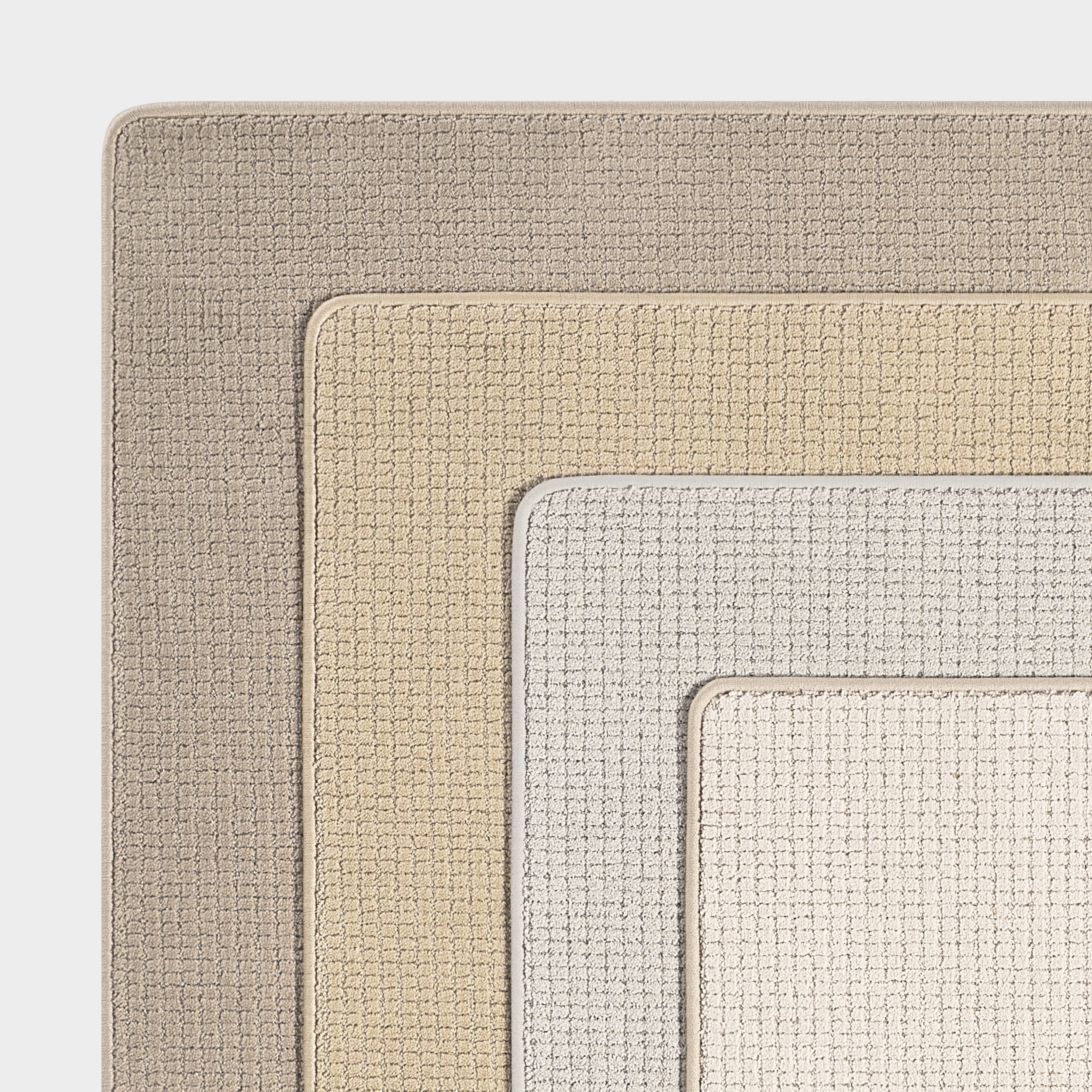 Petrel Micro-Checked Custom Rug | Grey - Image 5