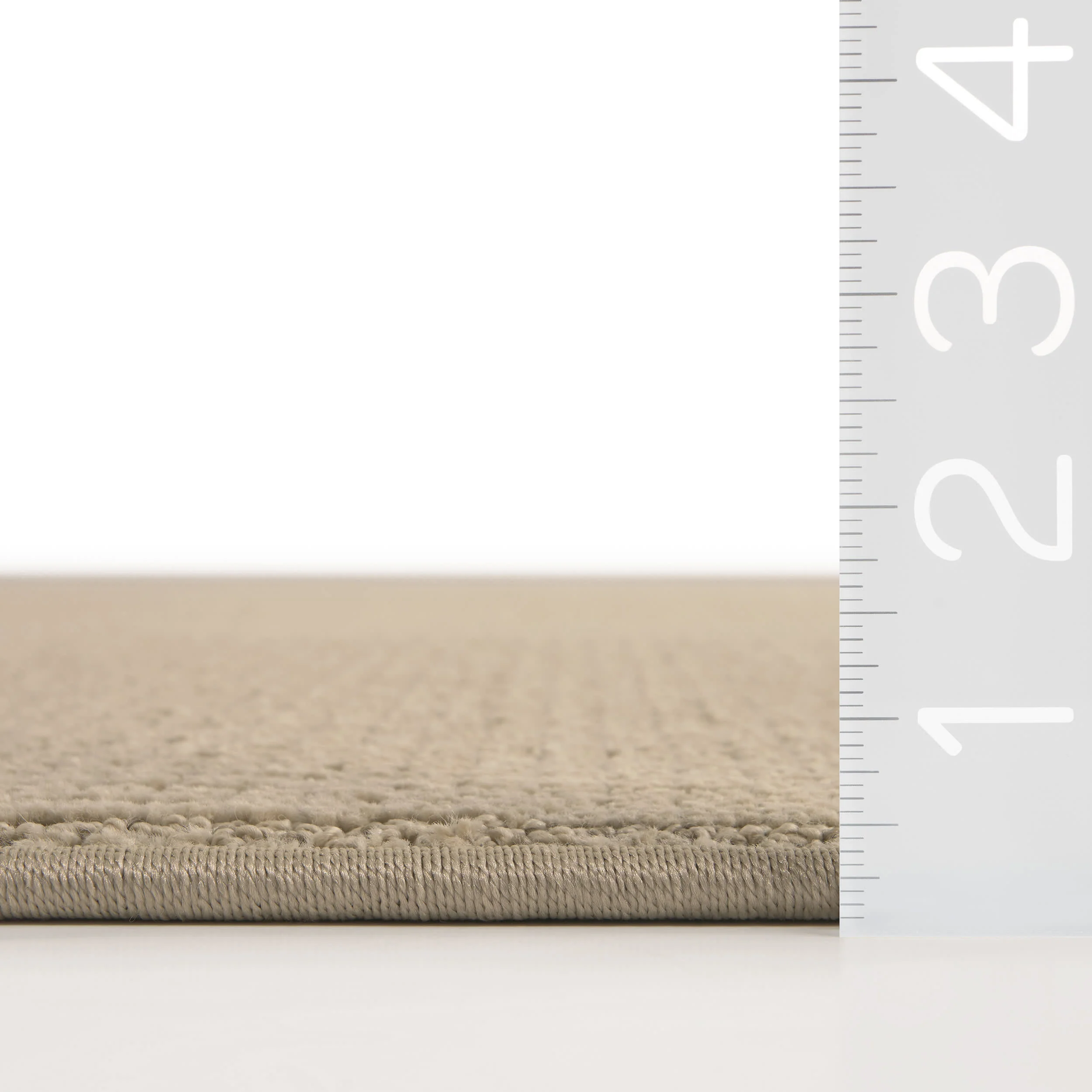 Petrel Micro-Checked Custom Rug | Tan - Image 3