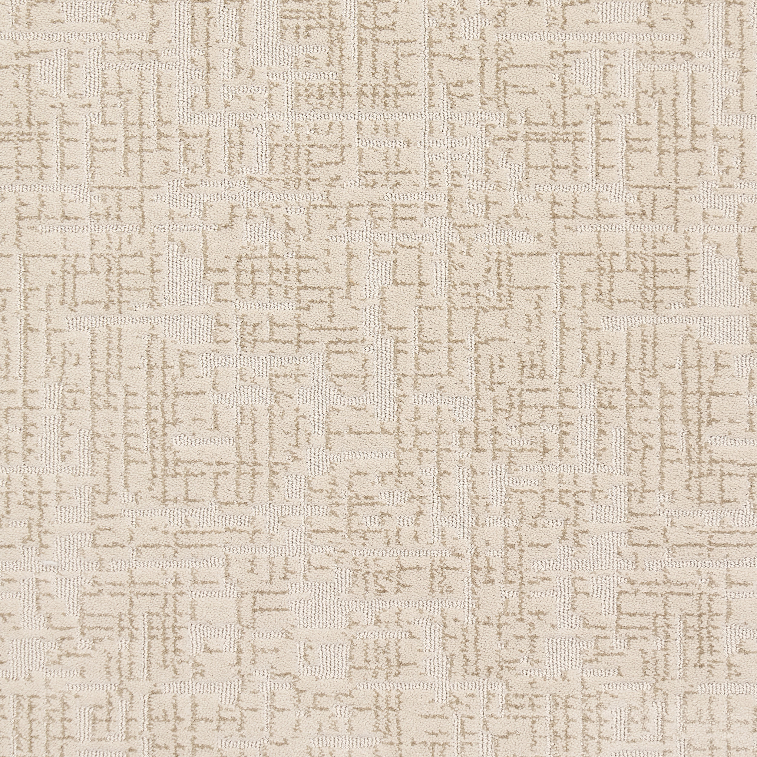 Phoebe Distressed Crosshatch Custom Rug | Beige - Image 4