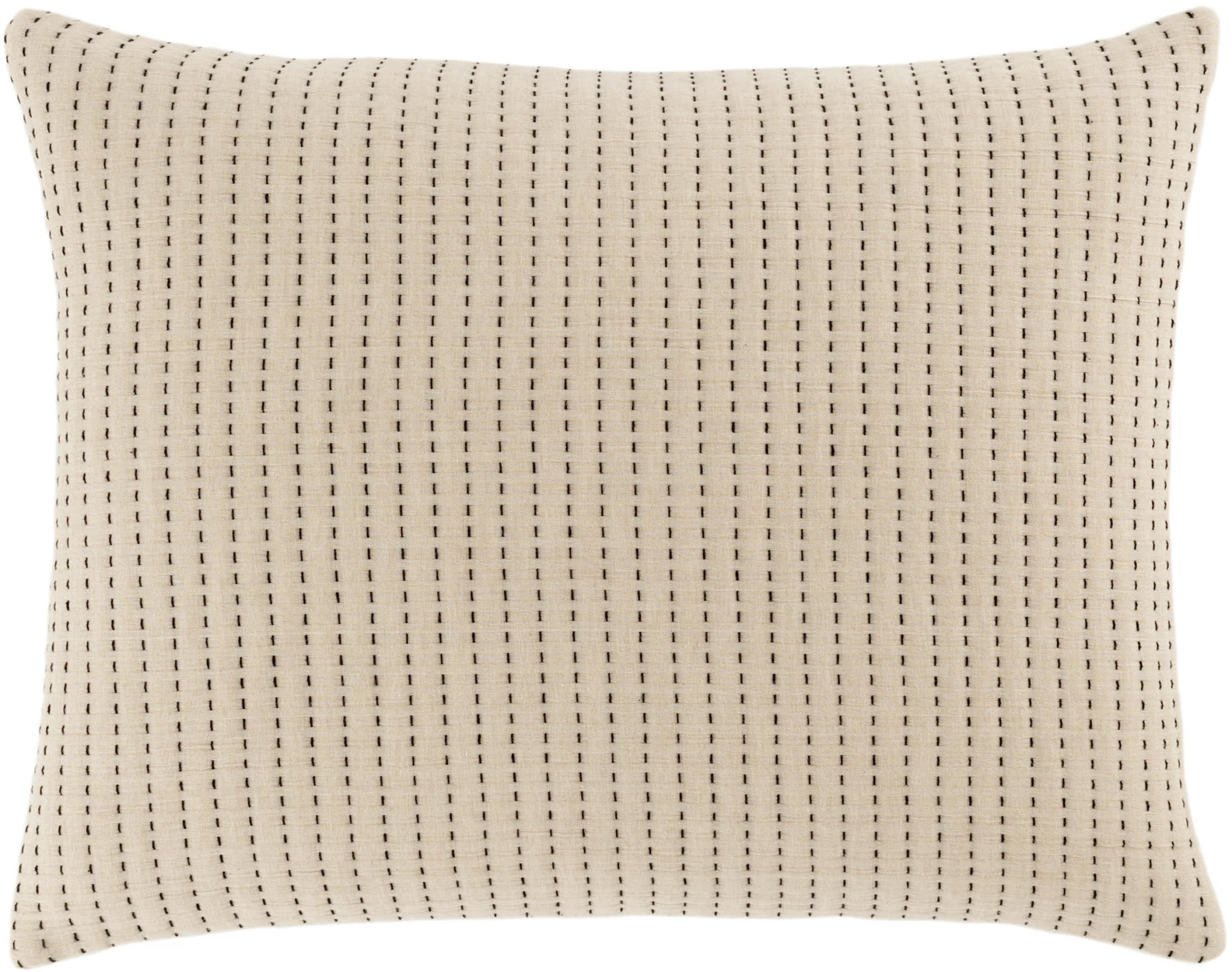 Pick Stitch Matelasse Sham | Natural - Image 2