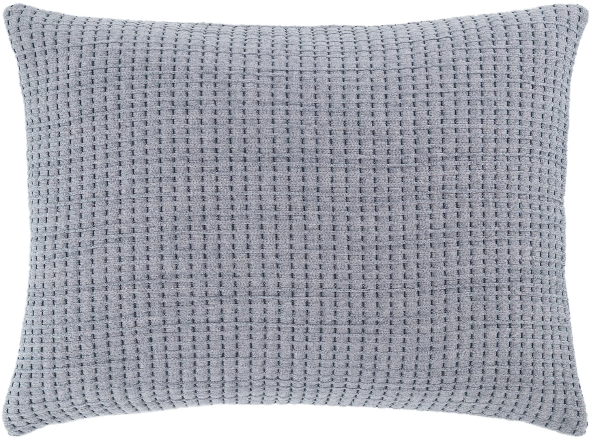 Pick Stitch Matelasse Sham | Navy - Image 4