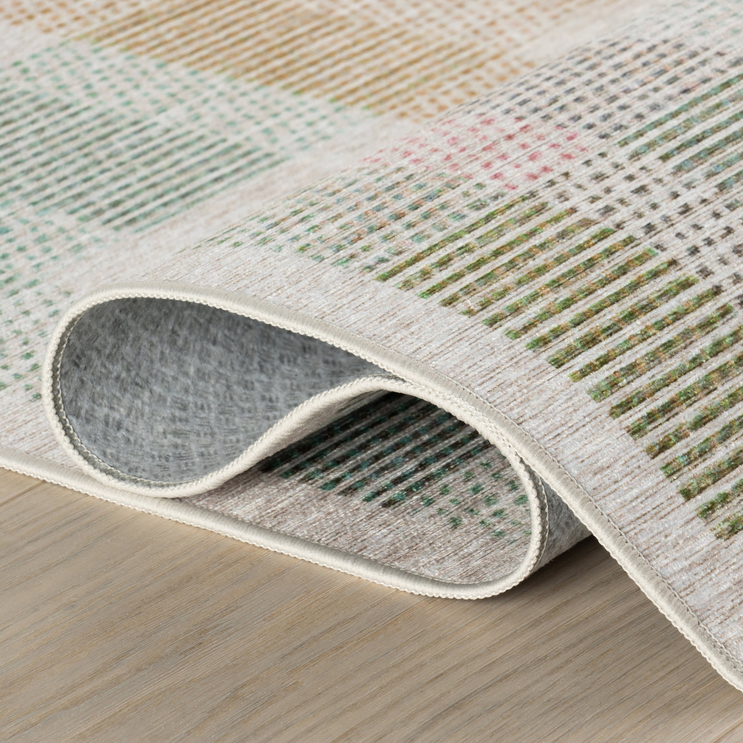 Picnic Machine Washable Rug | Multi - Image 3
