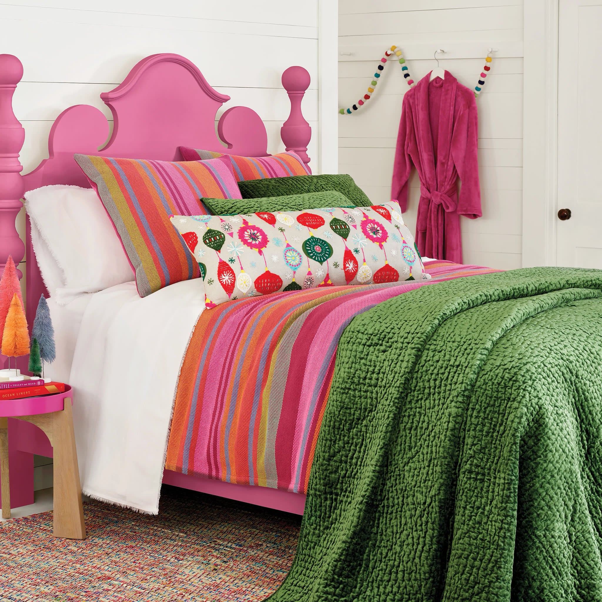 Pilar Stripe Blanket | Multi - Image 2
