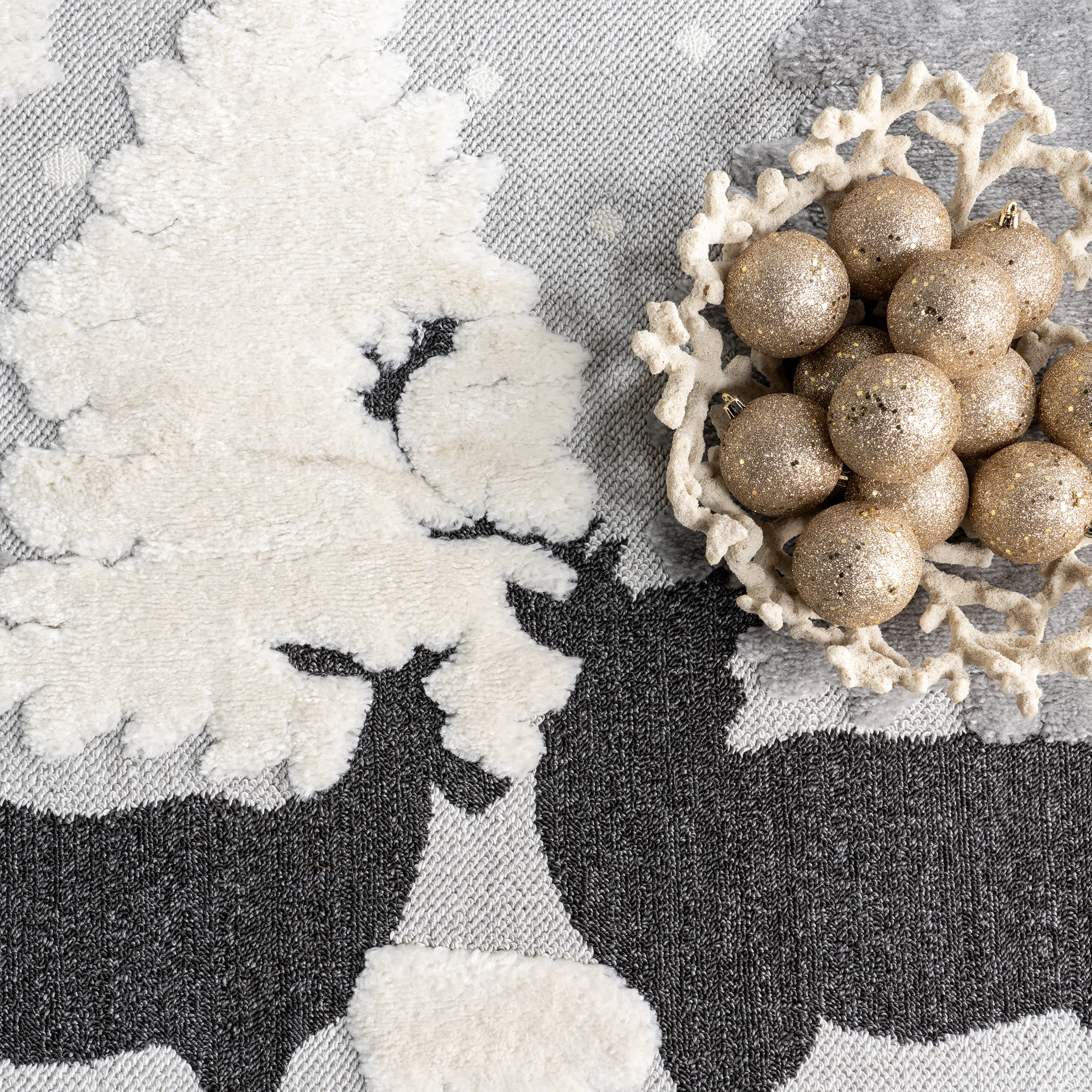 Pippa Reindeer Rug | Light Grey - Image 7