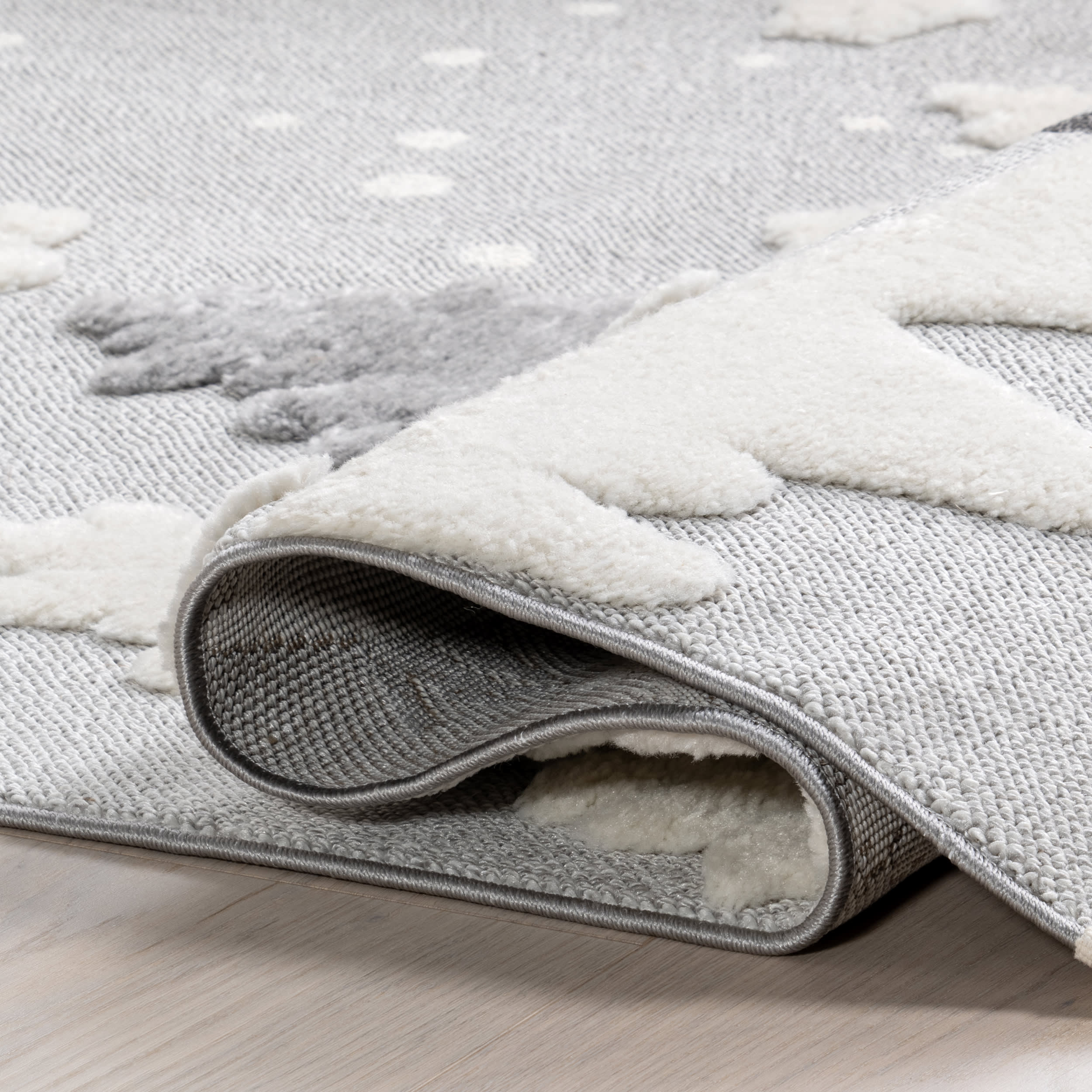 Pippa Reindeer Rug | Light Grey - Image 8