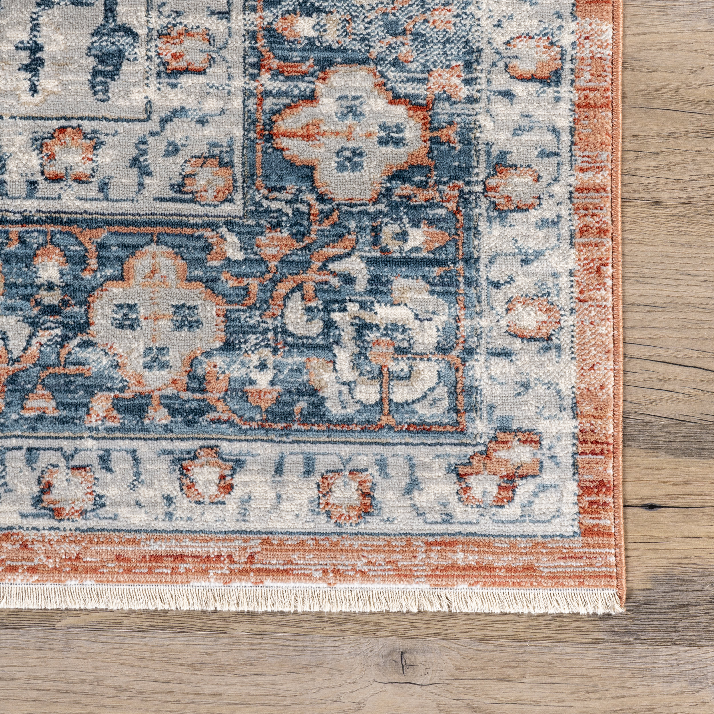Plated Regal Medallion Rug | Rust - Image 3