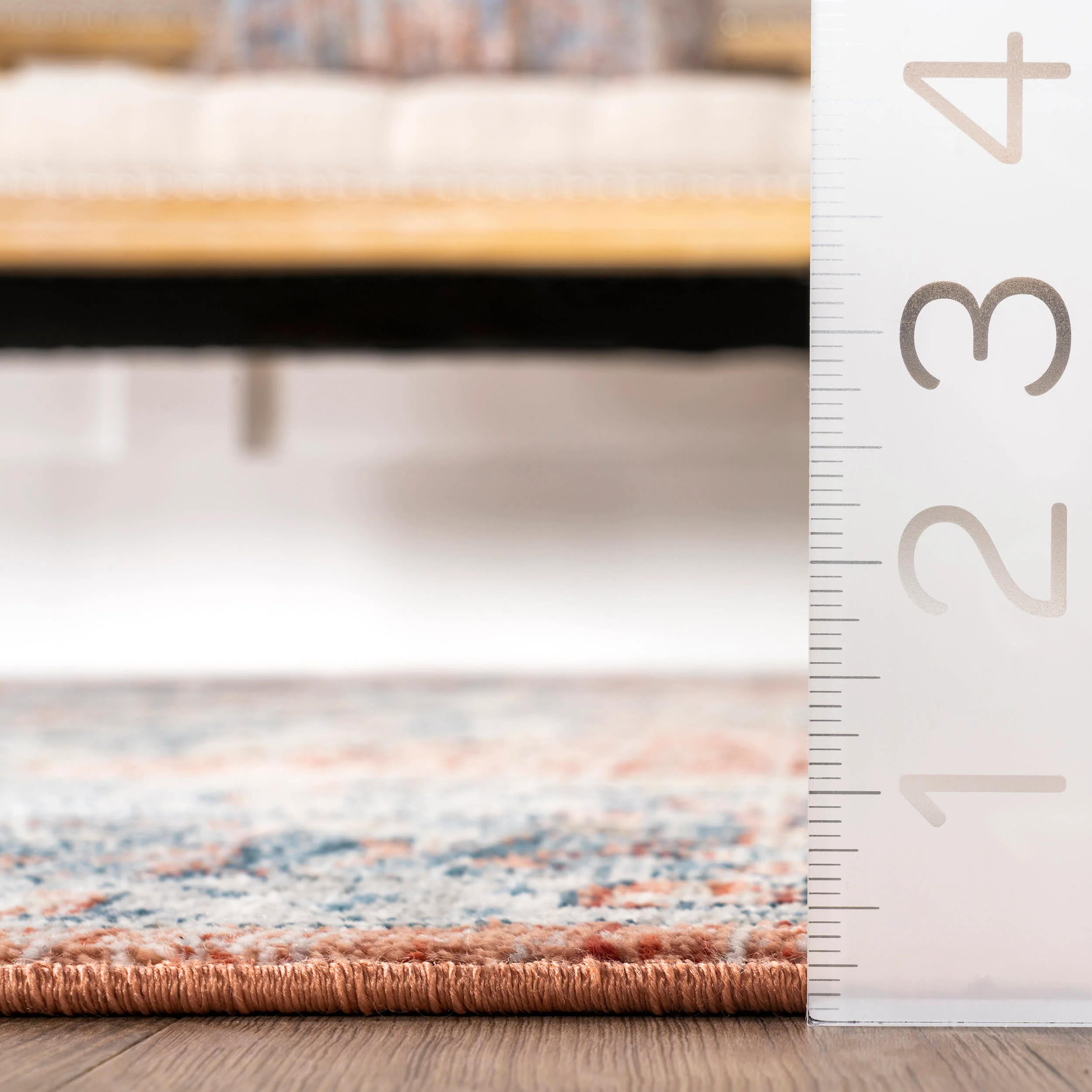 Plated Regal Medallion Rug | Rust - Image 5