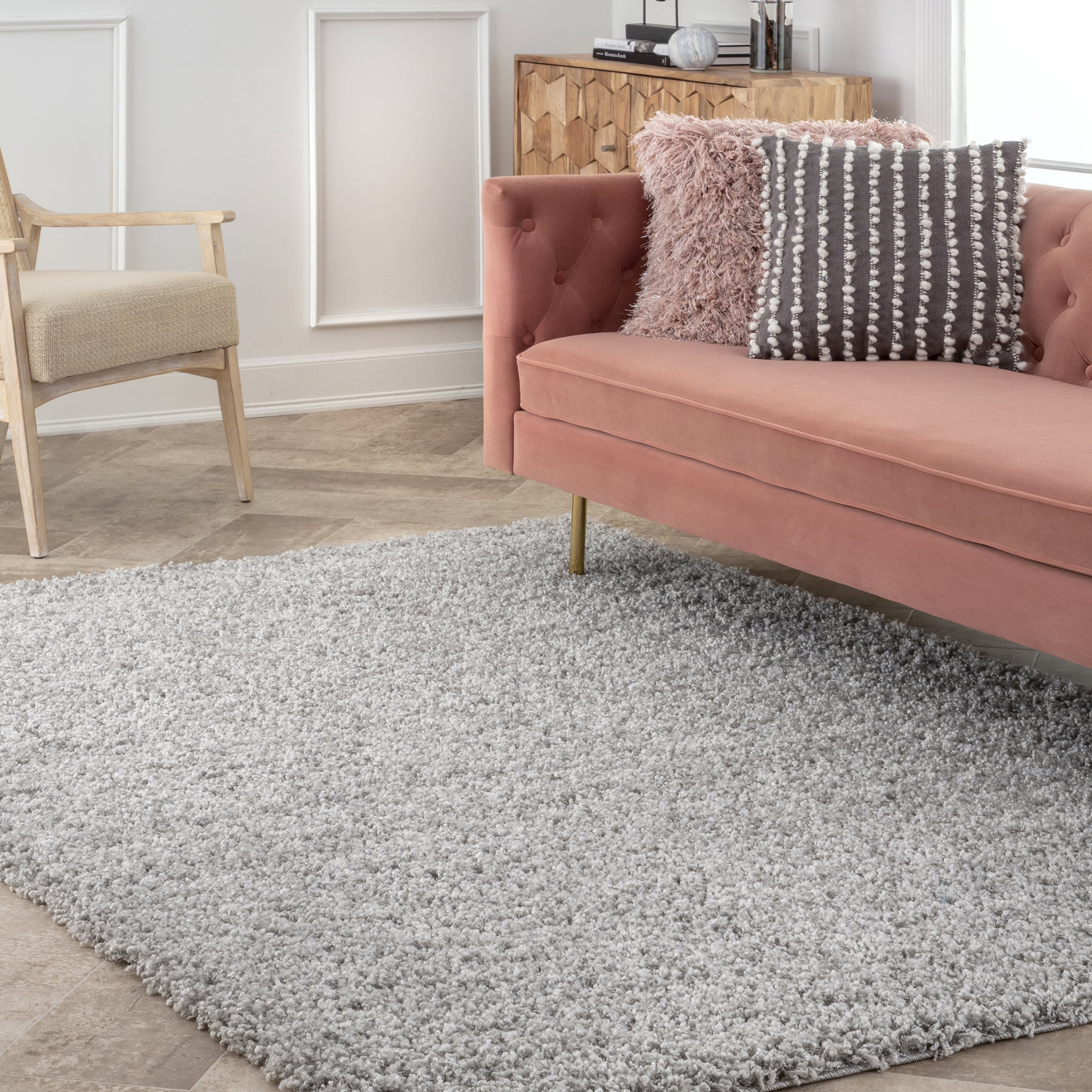 Plus Shag Rug | Grey - Image 2