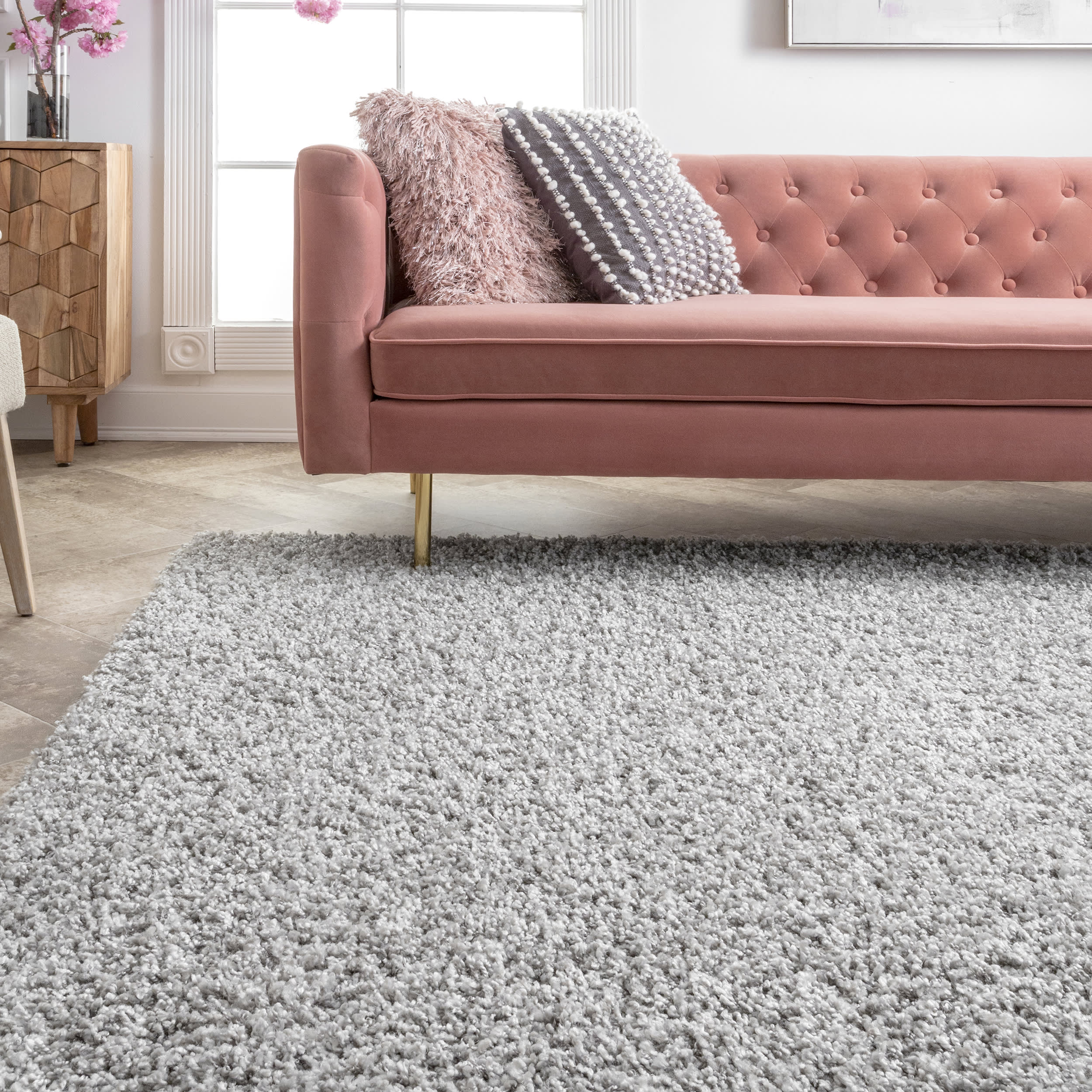 Plus Shag Rug | Grey - Image 4