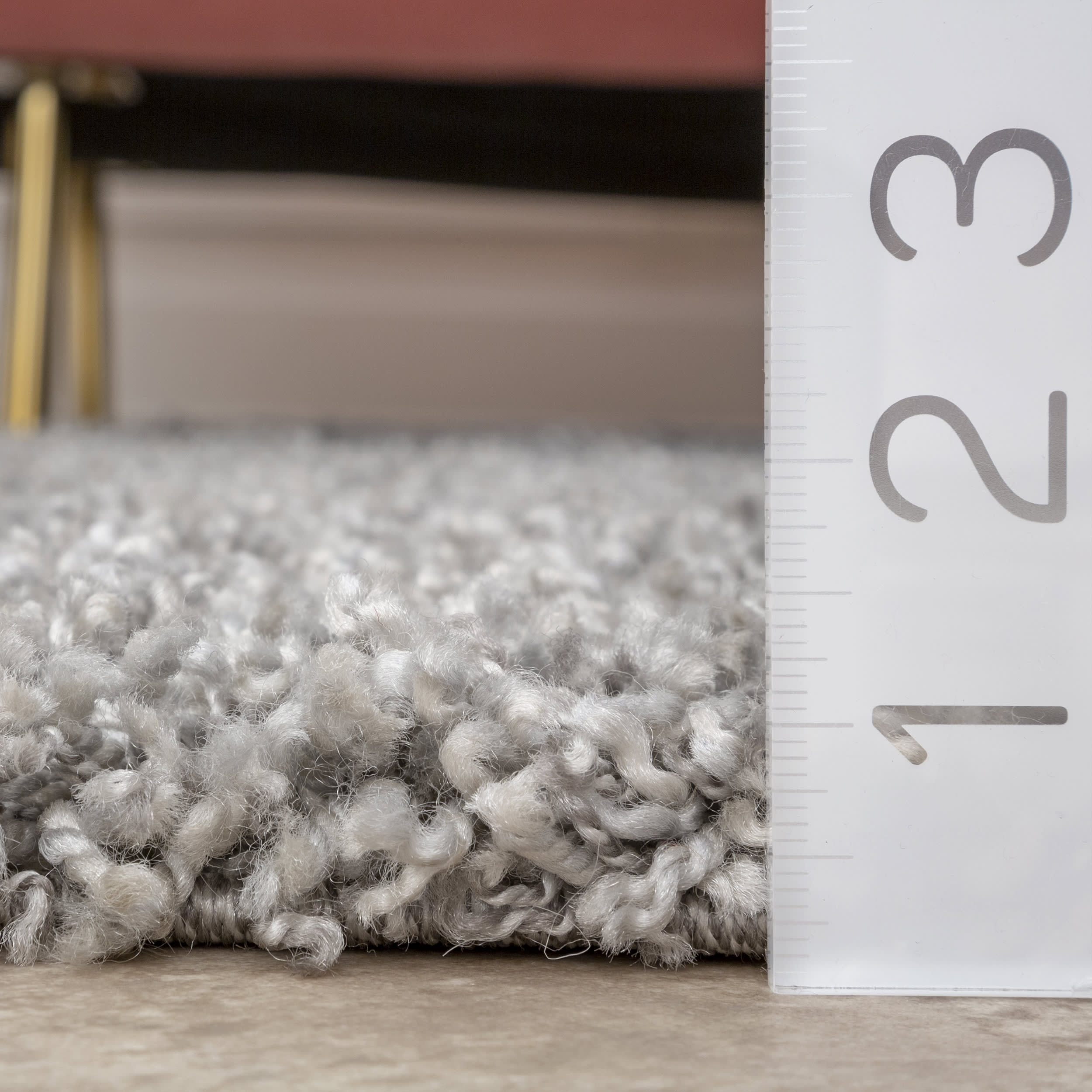Plus Shag Rug | Grey - Image 5