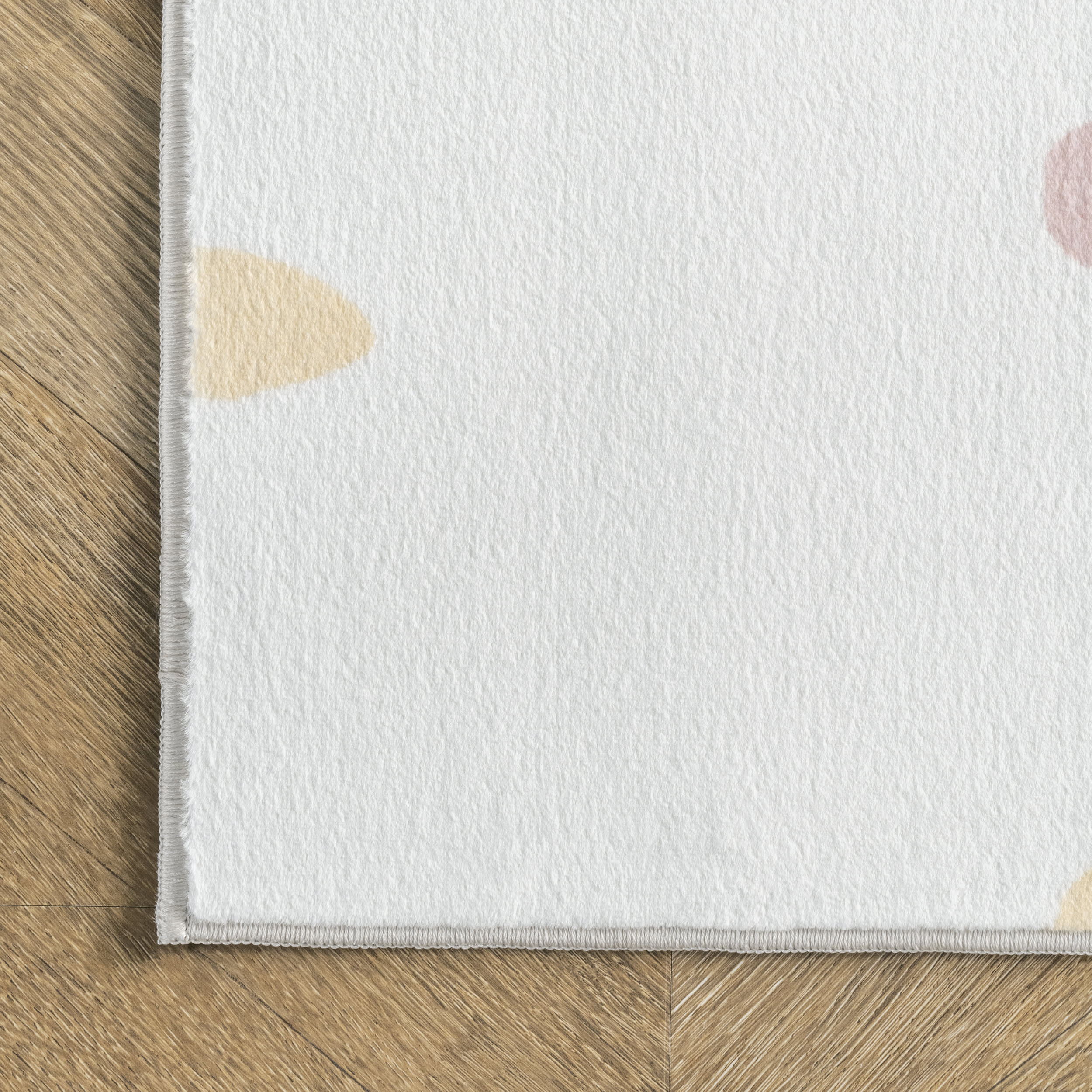 Polka Dotted Nursery Rug | Multicolor - Image 3