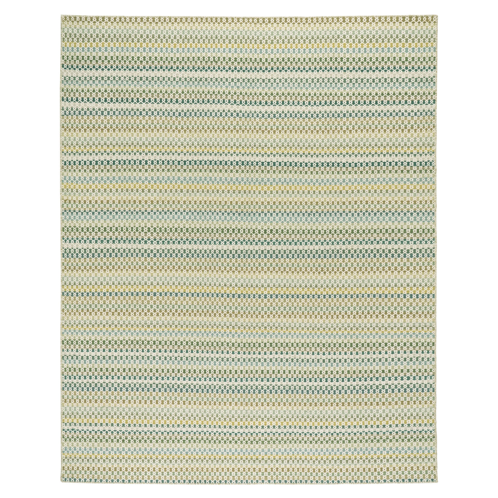 Poppy Handwoven Wool Rug | Moss - Image 2