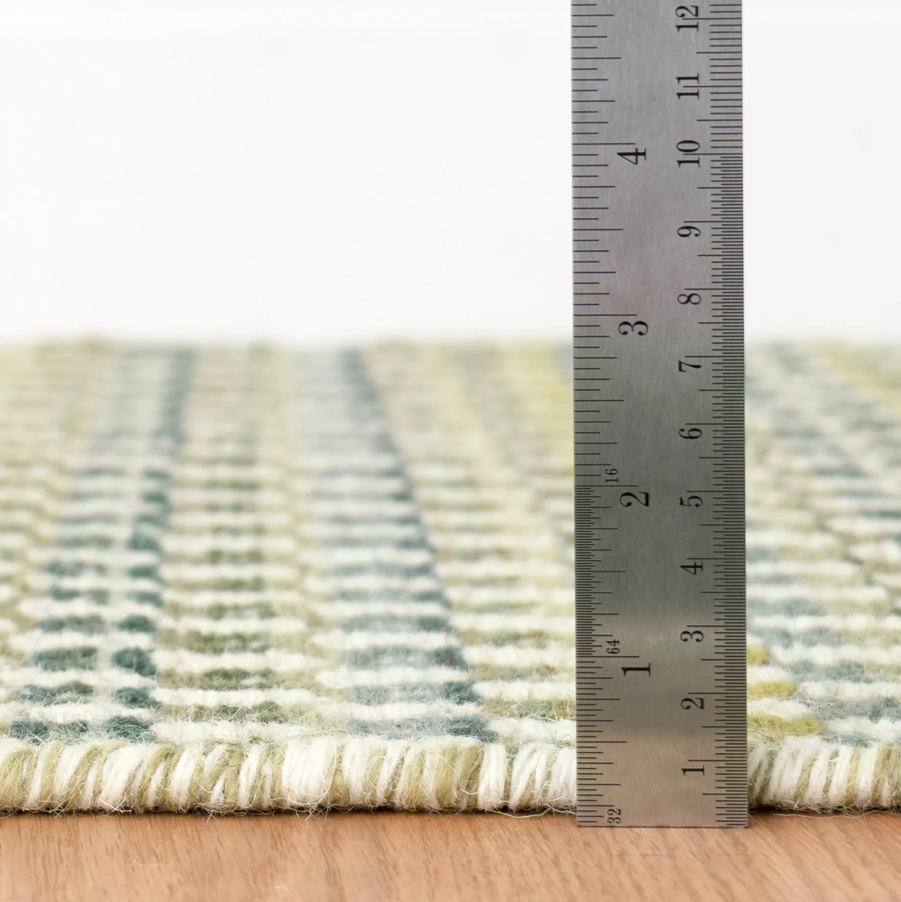 Poppy Handwoven Wool Rug | Moss - Image 5