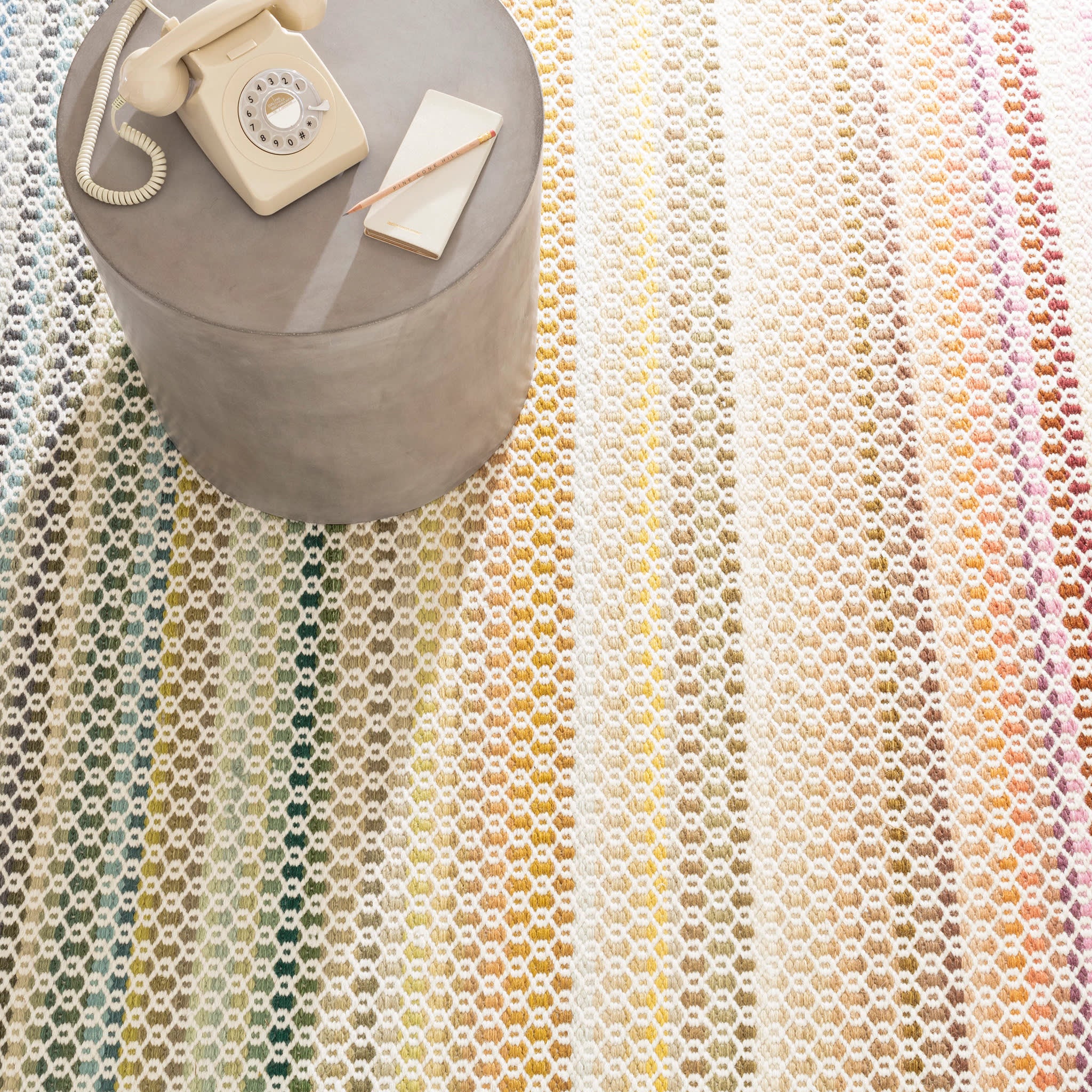 Poppy Handwoven Wool Rug | Multi - Image 7