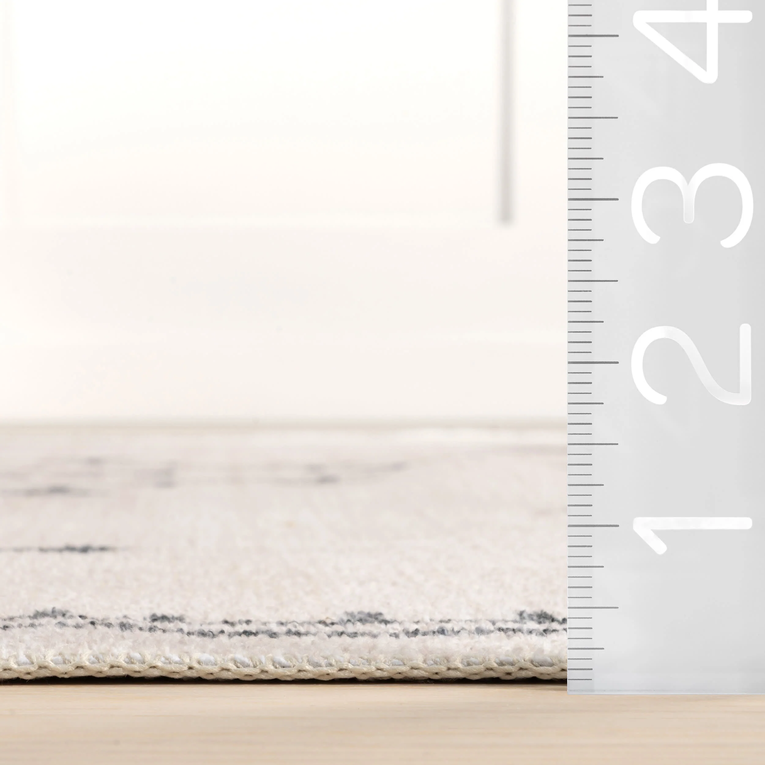 Poppy Persian Washable Rug | Cream - Image 6