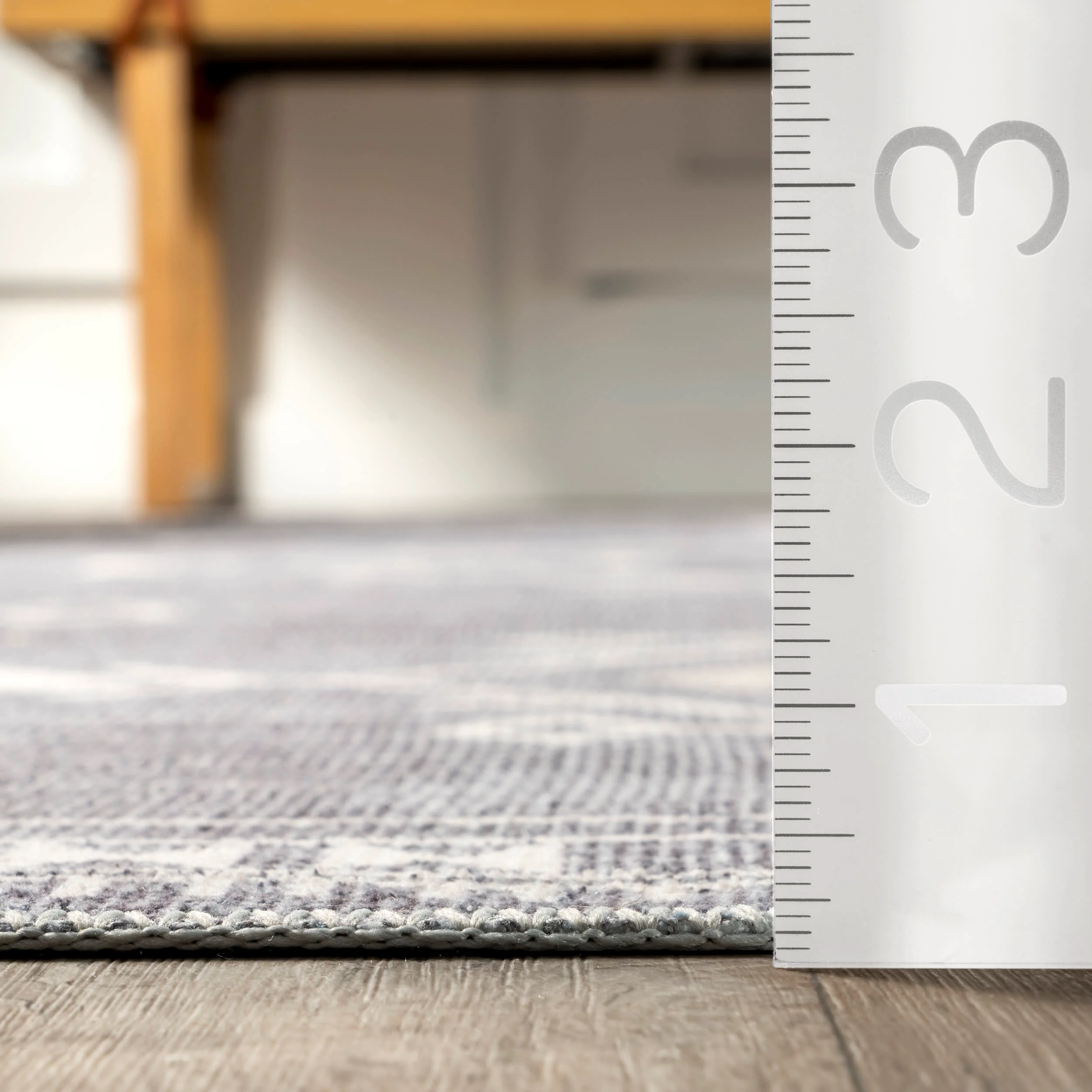 Poppy Persian Washable Rug | Grey - Image 5