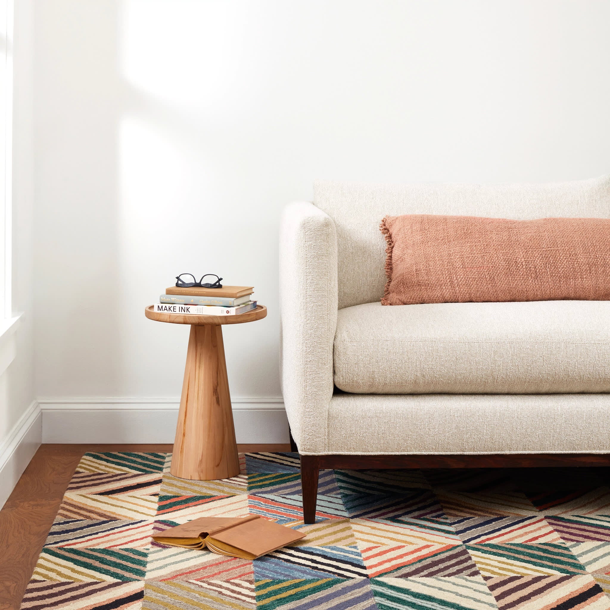 Potter Hand Micro Hooked Wool Rug | Multi - Image 4