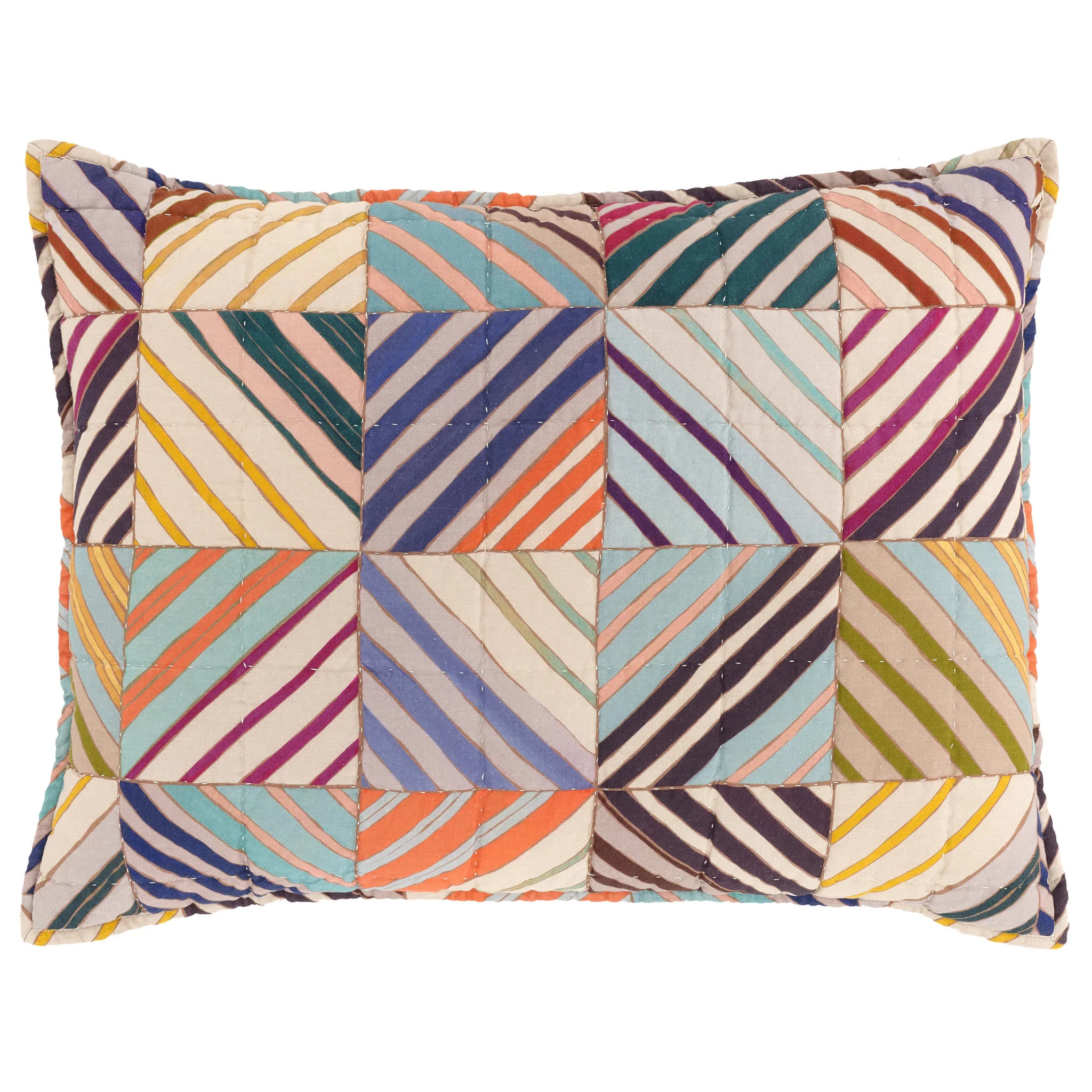 Potter Linen Quilted Sham | Multi - Image 3