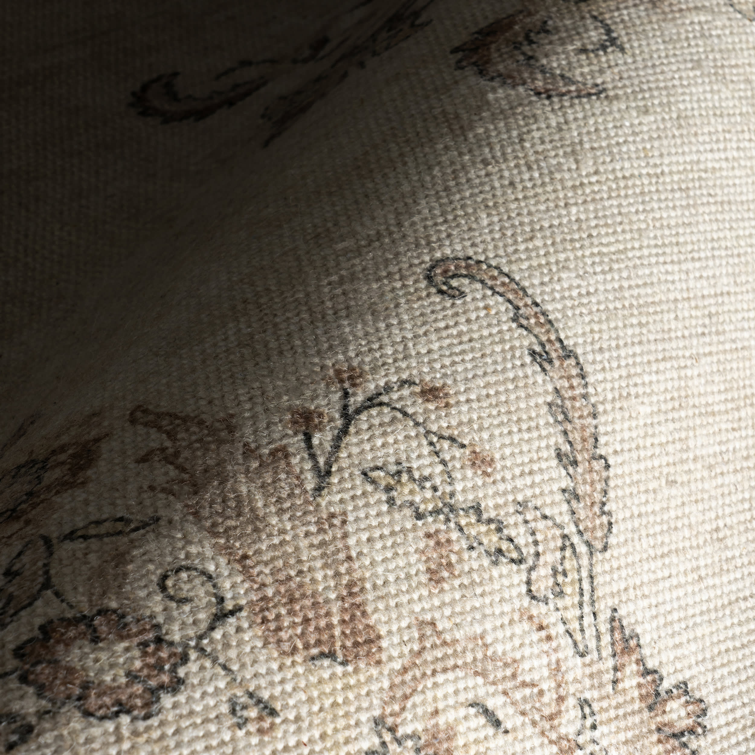 Princesa Medallion Wool and Cotton Rug | Beige - Image 3