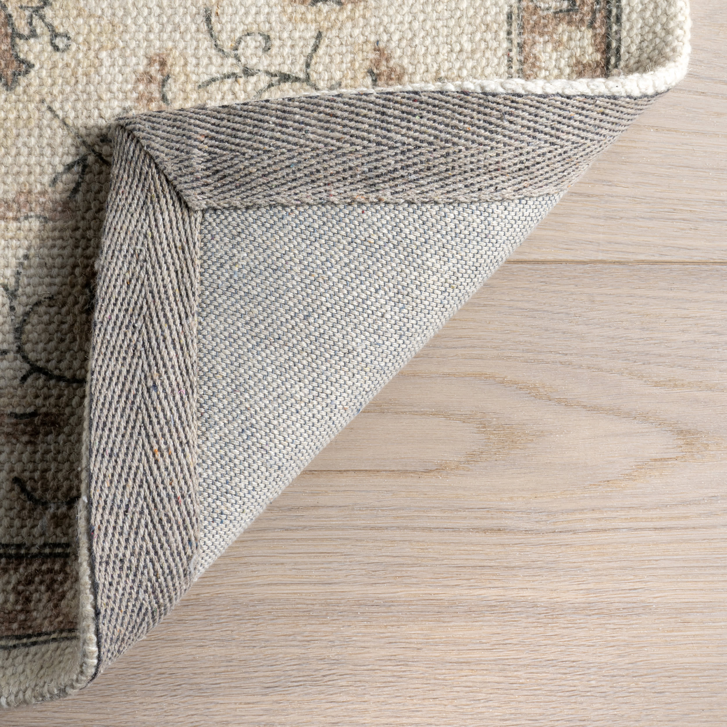 Princesa Medallion Wool and Cotton Rug | Beige - Image 6