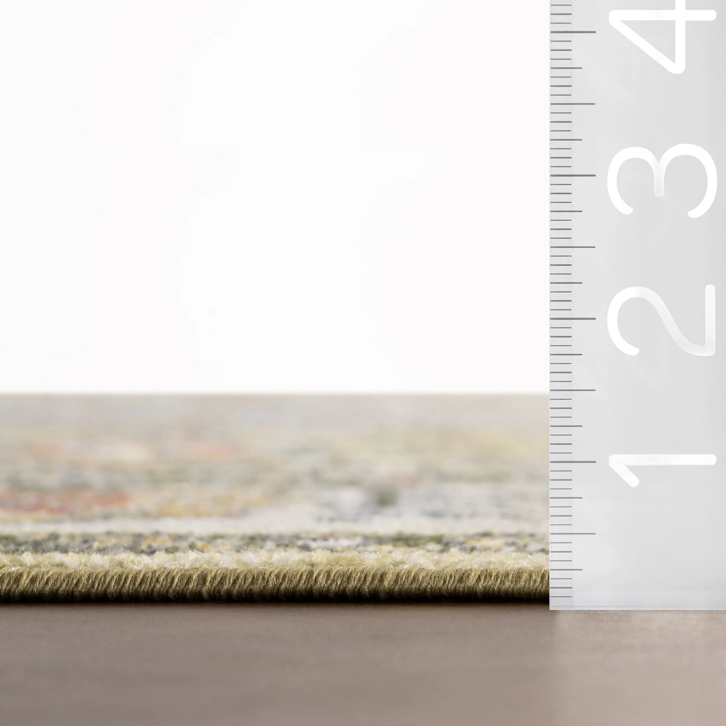 Priyanka Washable Persian Rug | Green - Image 6