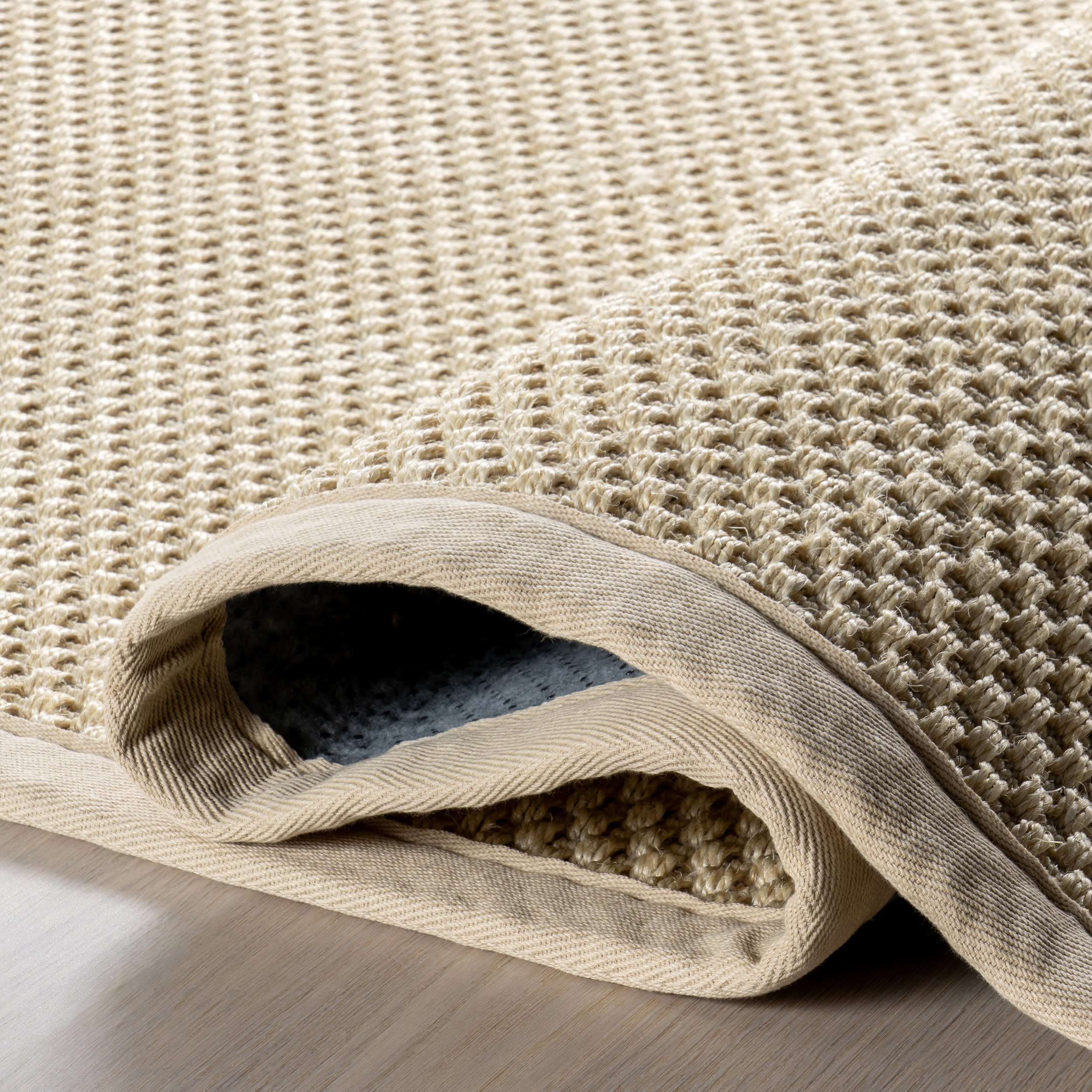 Proper Sisal and Wool Rug | Tan - Image 8