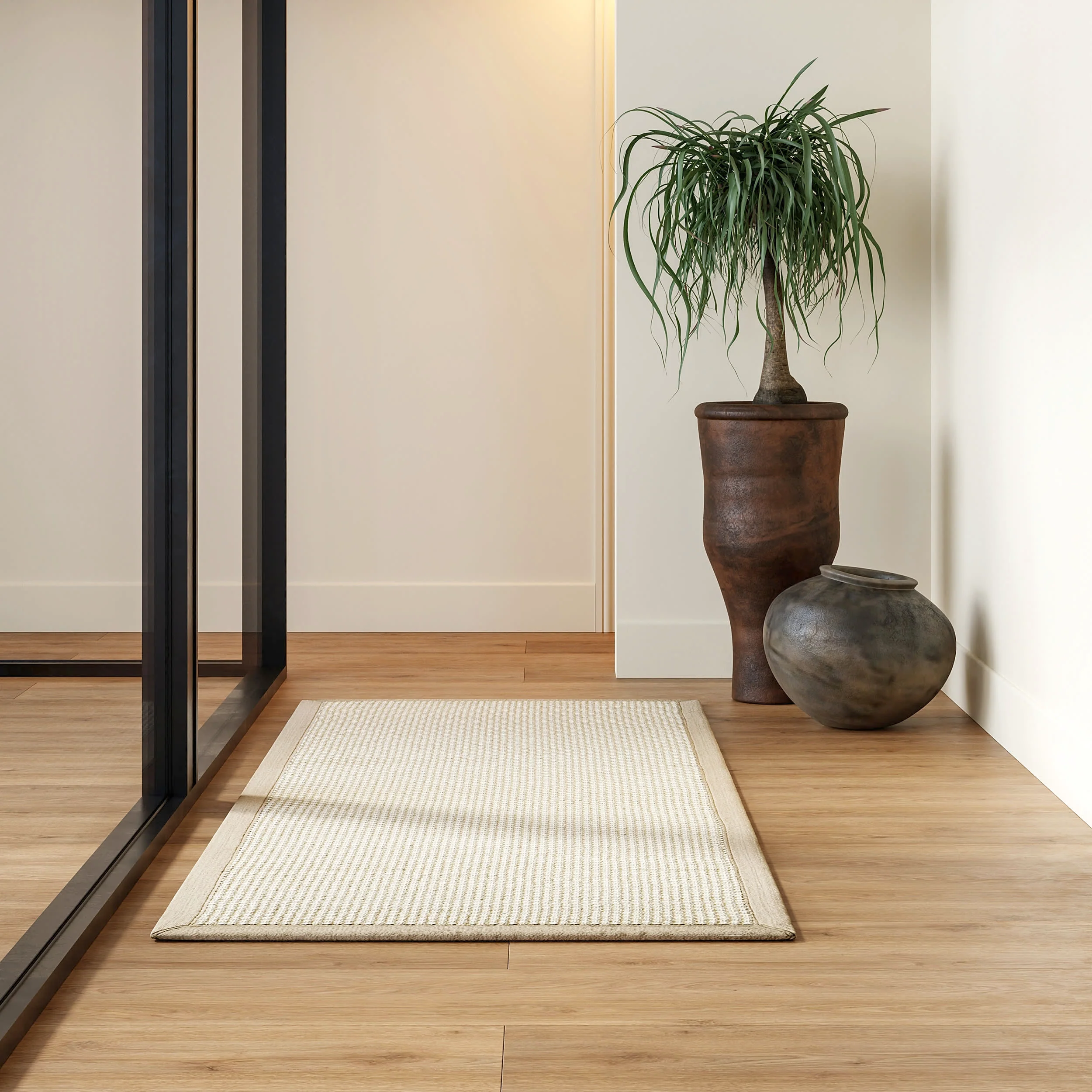 Proper Sisal and Wool Rug | Tan - Image 2