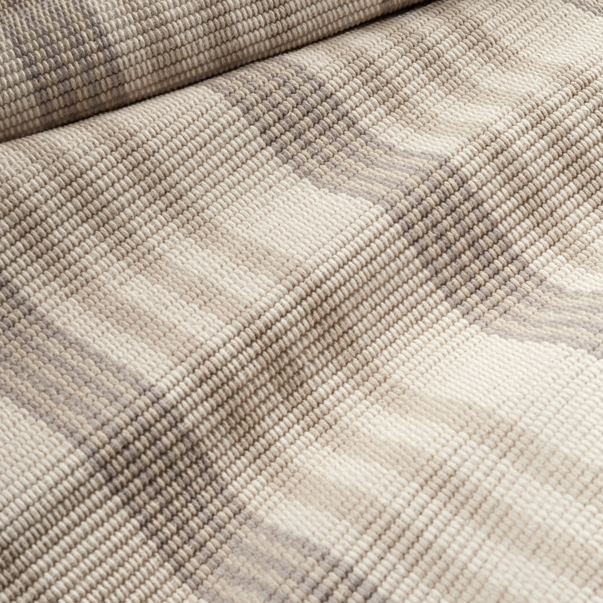 Putney Stripe Handwoven Cotton Rug | Ivory - Image 4