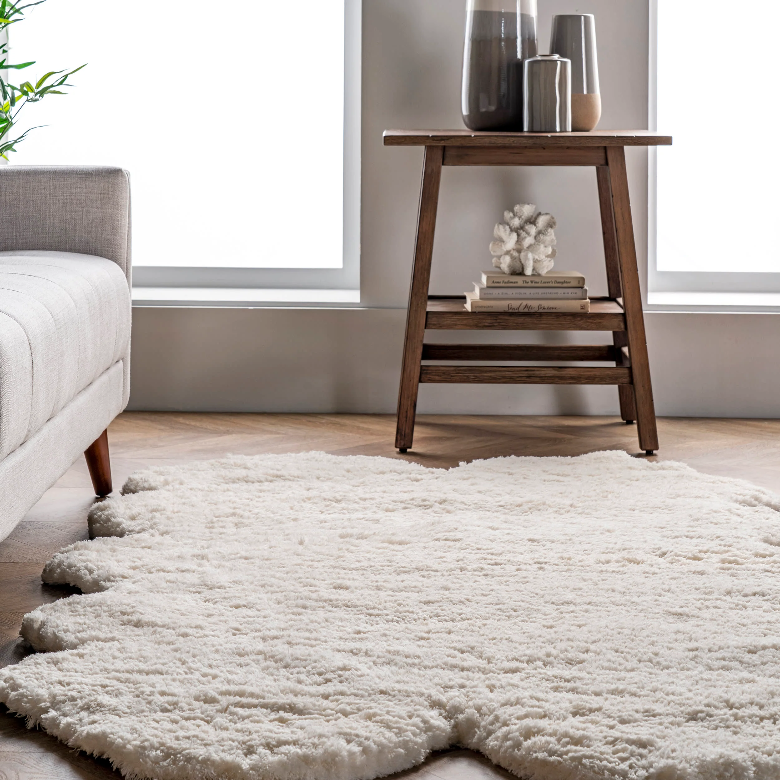 Quarto Pelt Rug | Natural - Image 4