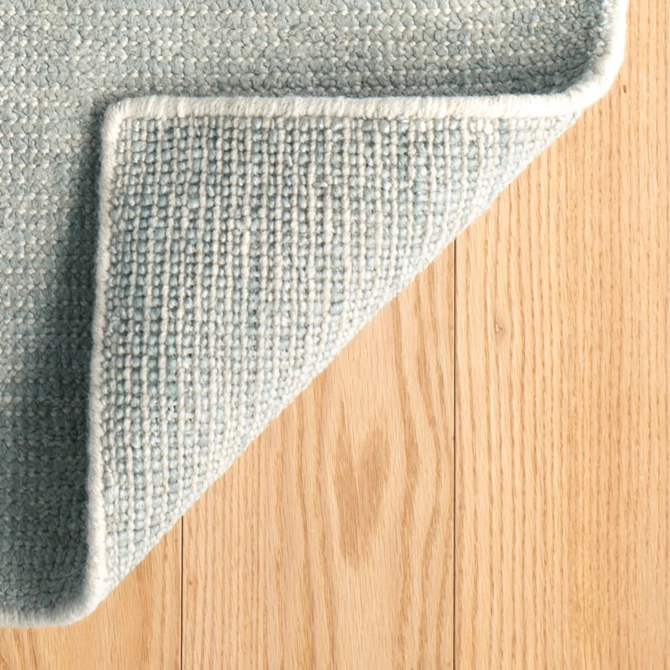 Quartz Handwoven Viscose/Cotton Rug | Ocean - Image 7