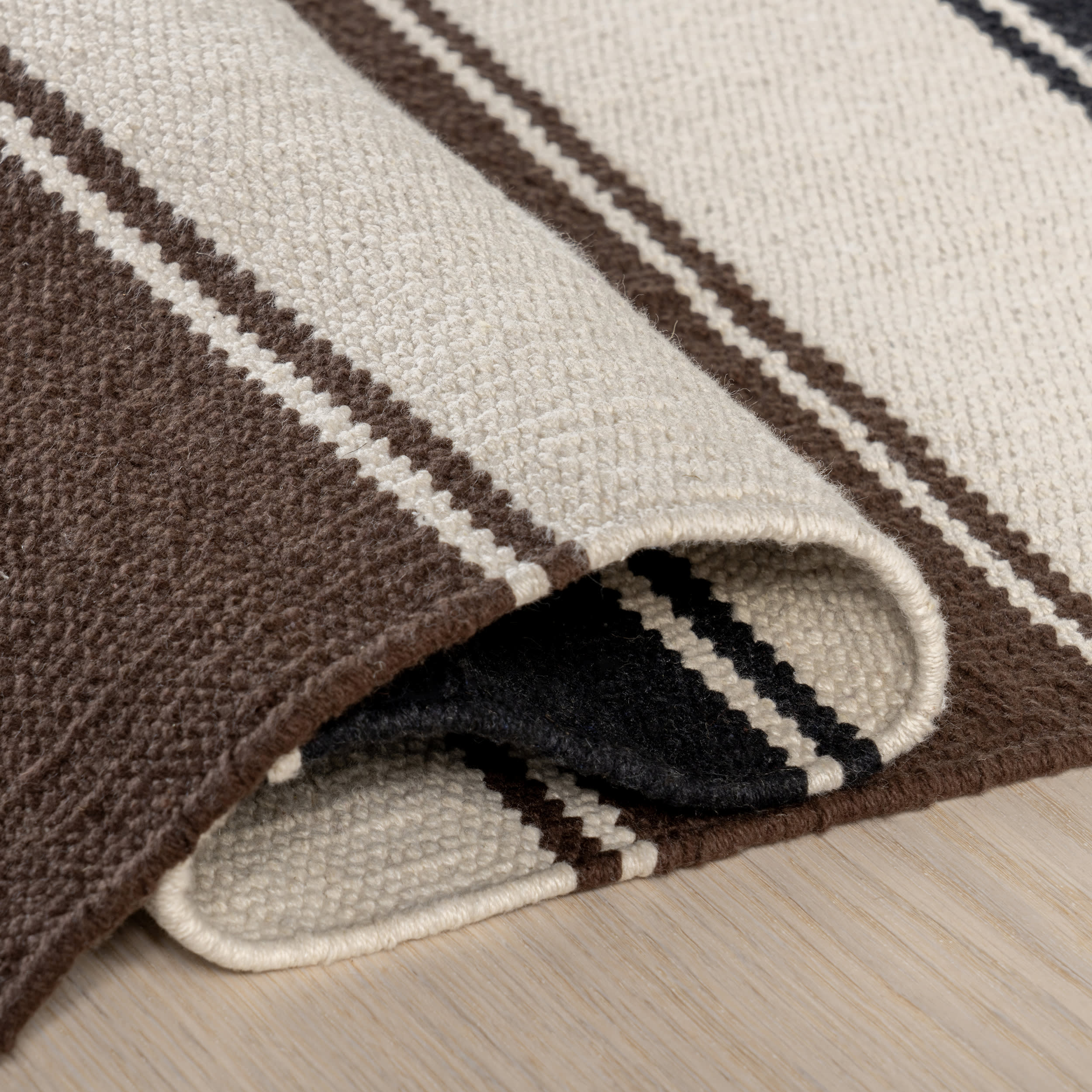 Quest Striped Cotton Rug | Multicolor - Image 8