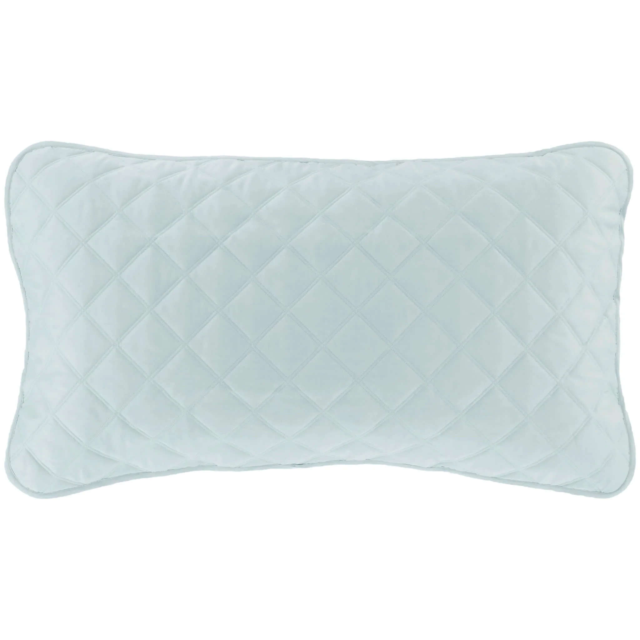 Quilted Silken Solid Sham | Robin's Egg Blue - Image 4